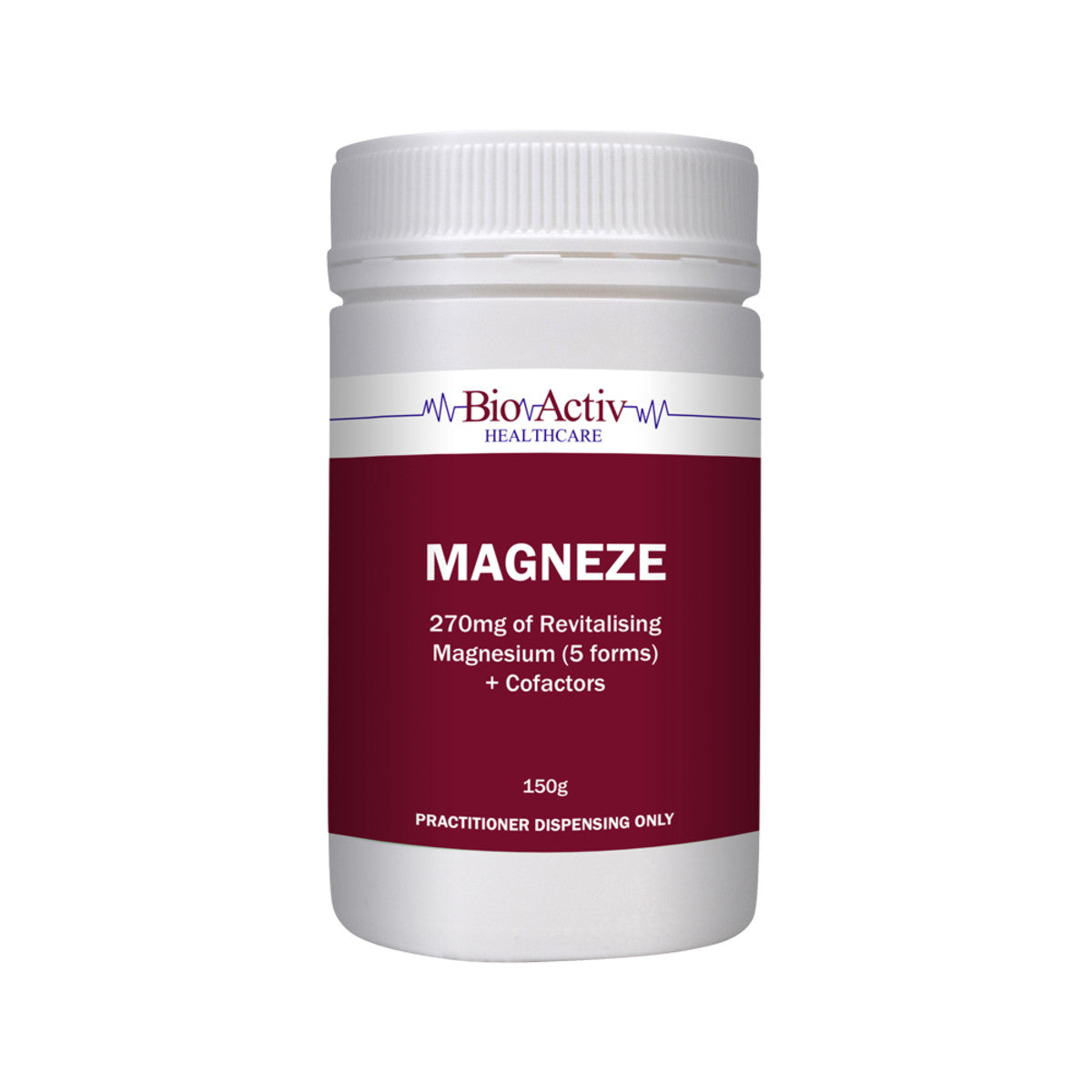 BioActiv Healthcare Magnesium 270mg - 5 Forms of Revitalizing Magnesium with Essential Cofactors | Supports Muscle Recovery, Stress Relief & Better Sleep