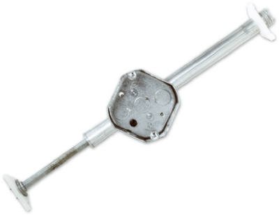 Old Work Ceiling Fan Brace Support and Electrical Box - Heavy Duty Metal Ceiling Fan Mounting Bracket for Secure Installation - Perfect for Home, Bedroom, Living Room, and Garage Renovations