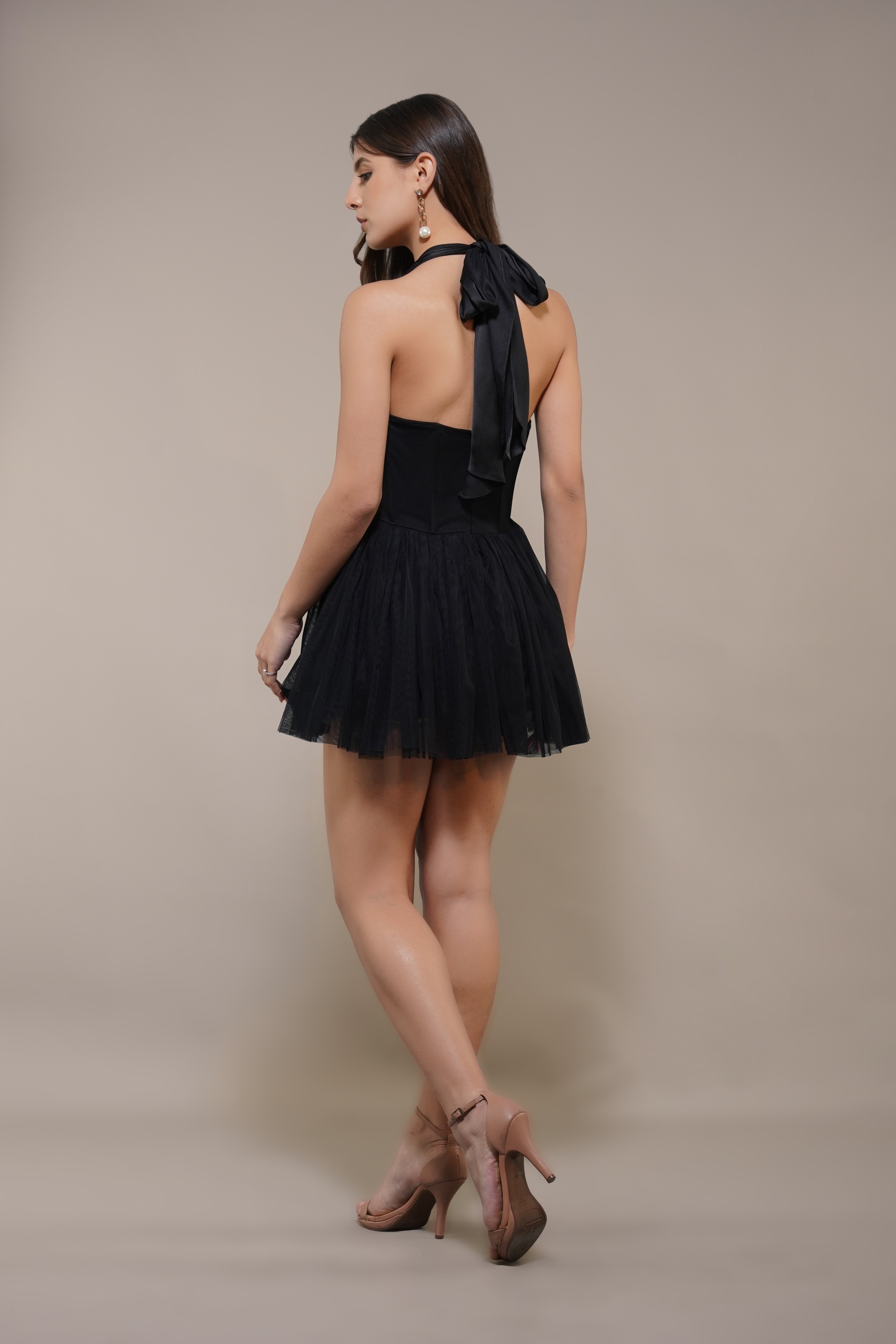 Therma Mini Dress for Women - Black Summer Sleeveless Bodycon Dress for Night Out, Party, and Date Night | Comfortable & Stylish
