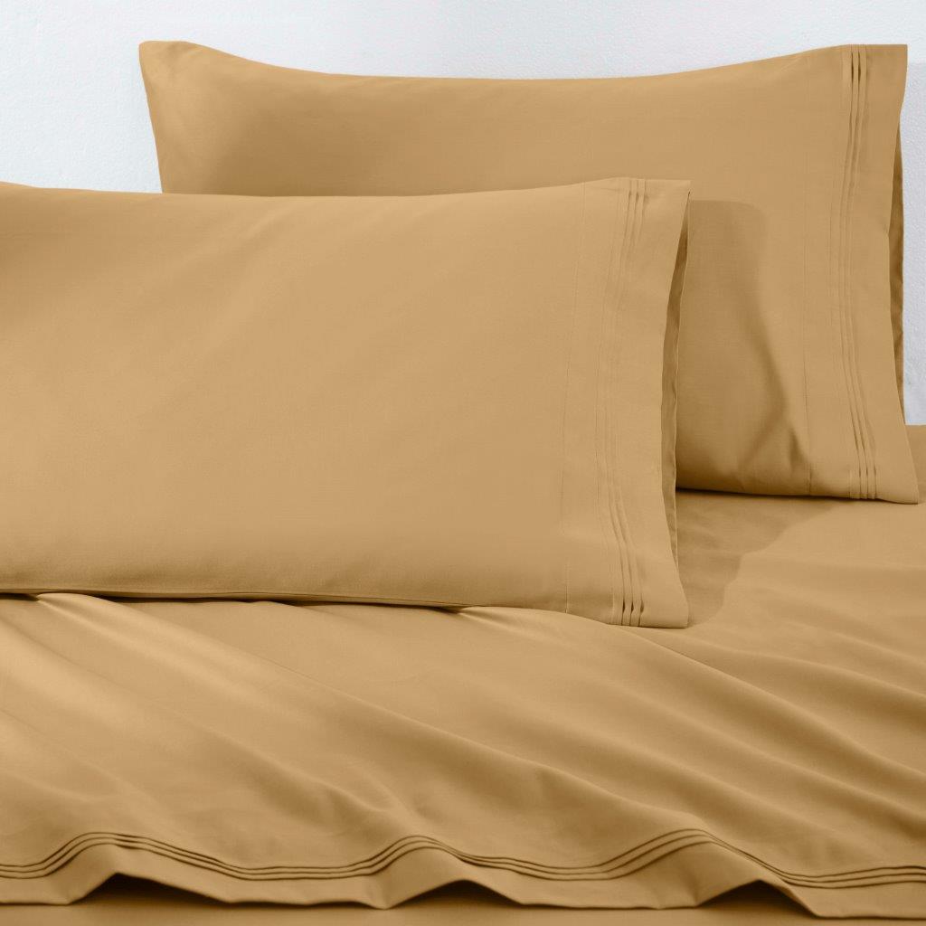 Luxury 1500 Thread Count Egyptian Cotton Pillowcase Set - 2 Piece, Ultra Soft & Breathable for Better Sleep - Perfect for Bedroom, Hotel, or Gift