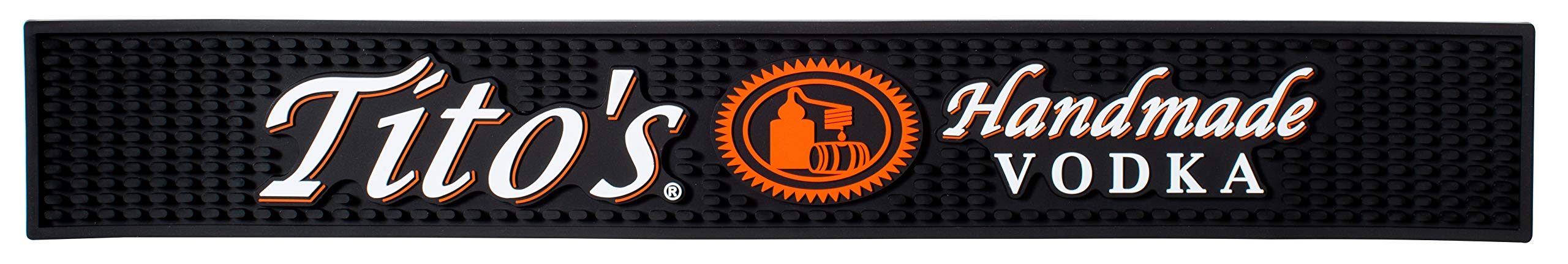 TITO'S Premium Bar Mat - Non-Slip, Absorbent & Durable for Countertops & Home Bars - Perfect for Spills, Drips & Cocktail Making