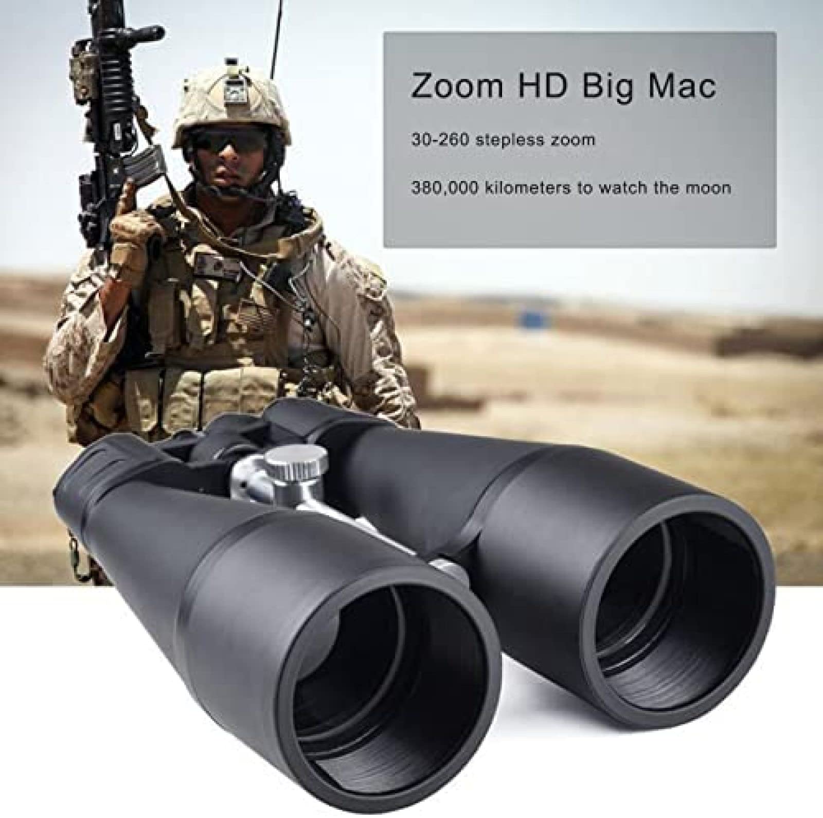 30-260x160 High Power Binoculars with 86mm Large Aperture Lens - Professional Long Range Binoculars for Bird Watching, Hunting & Stargazing - Includes Neck Strap & Carrying Backpack
