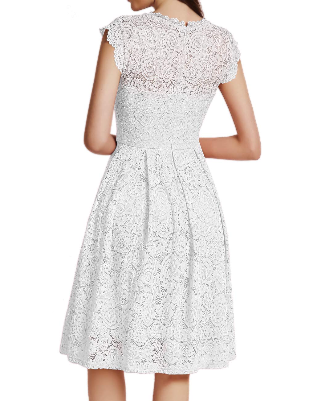 Elegant Floral Lace A-Line Prom Dress for Women - Perfect for Graduation, Cocktail Parties & Wedding Guest Occasions | Formal Evening Gown for Special Events