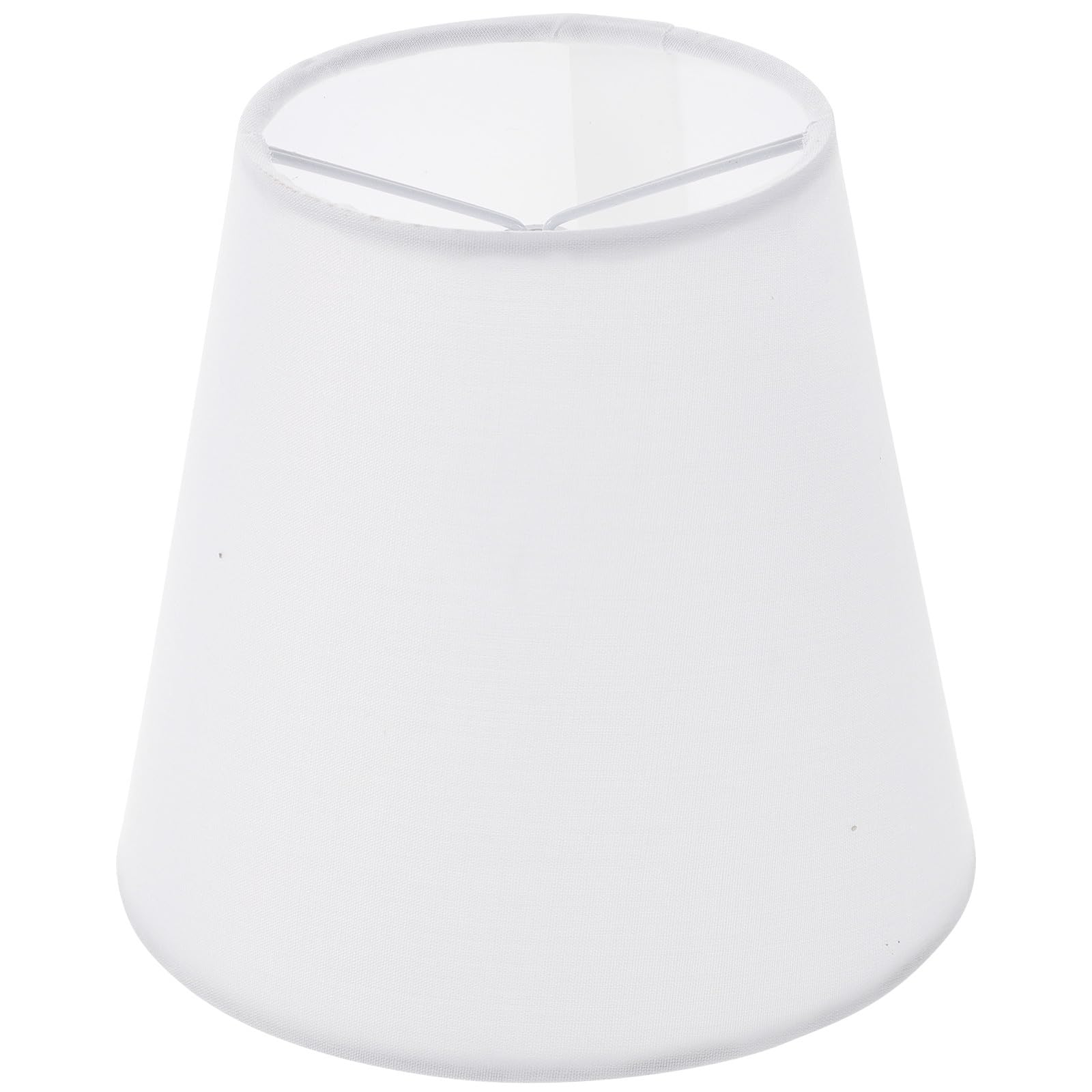 Clip On Lampshade - Adjustable Barrel Fabric Lamp Shade for Table Light Fixtures & Bulbs - Perfect for Bedside, Living Room, and Office Decor