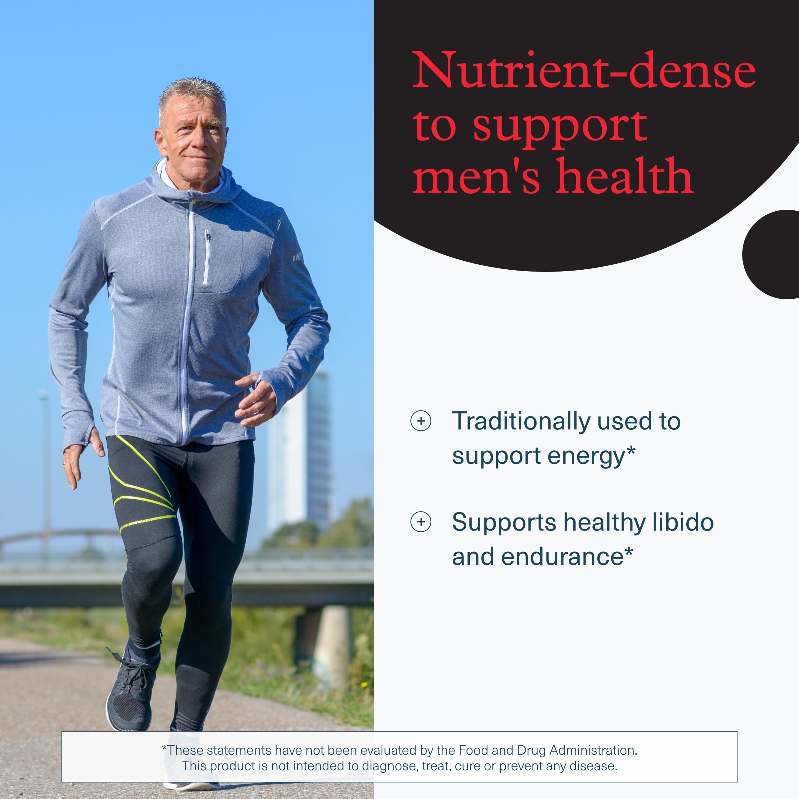 Youtheory Men's Maca Supplement - Vegan Energy & Stamina Booster for Men - 120 Vegetable Capsules - Dairy, Soy & Gluten Free - Supports Endurance & Vitality - Perfect for Workouts, Fitness & Active Lifestyle