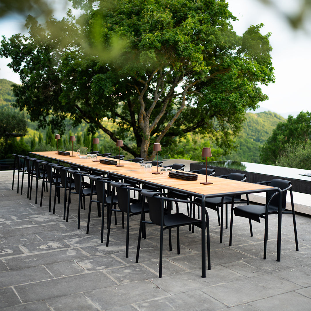 Avanti Outdoor Infinity Modular Table - Expandable Dining Table for Patio, Garden & Backyard - Perfect for Outdoor Entertaining & Family Gatherings