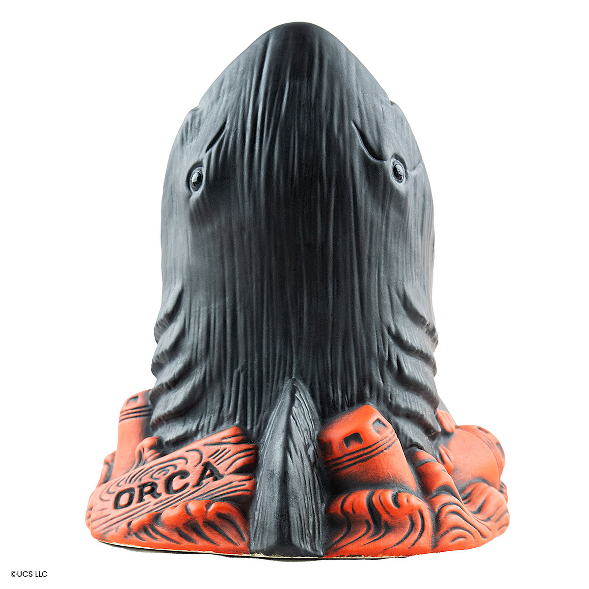 Jaws Tiki Get Out of the Water Variant - Red & Black Collectible Statue for Horror Movie Fans | Perfect for Home Decor, Halloween Party & Movie Themed Gifts