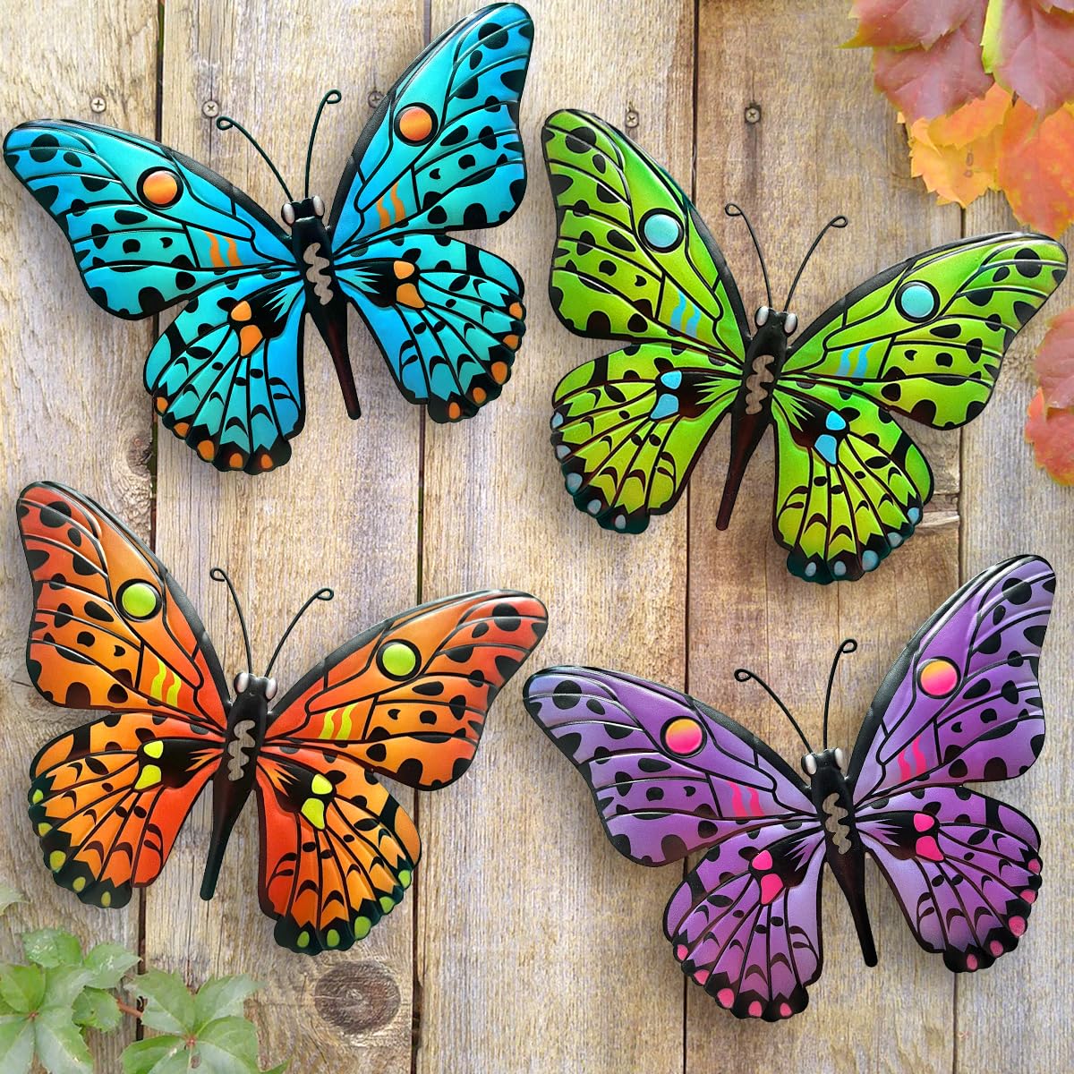 Metal Butterfly Wall Decor - 9.6