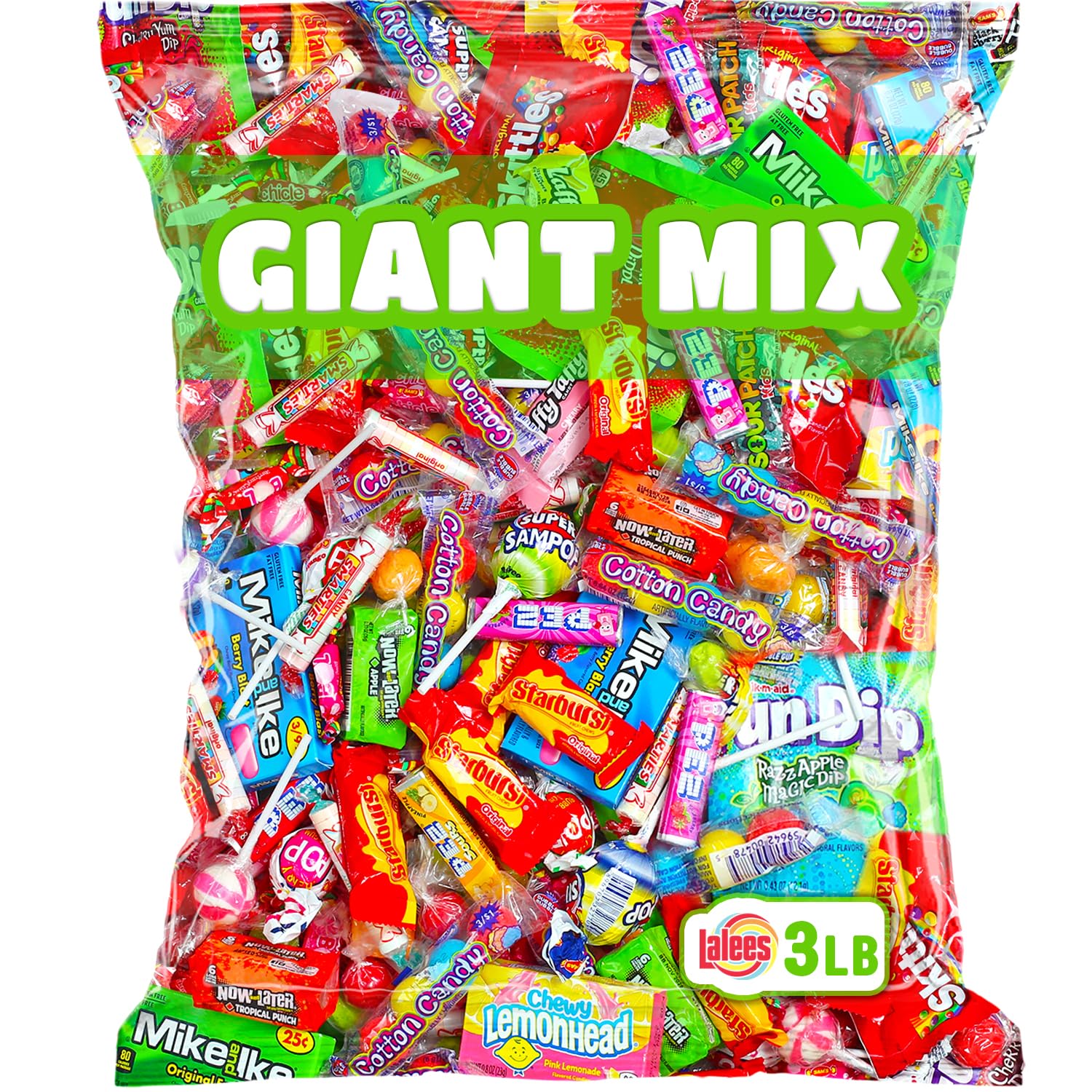 Bulk Piñata Candies - 3 Pounds Assorted Candy Variety Box - Birthday Party Favors, Holiday Gift Bags & Pinata Fillers - Perfect for Parties, Celebrations & Events