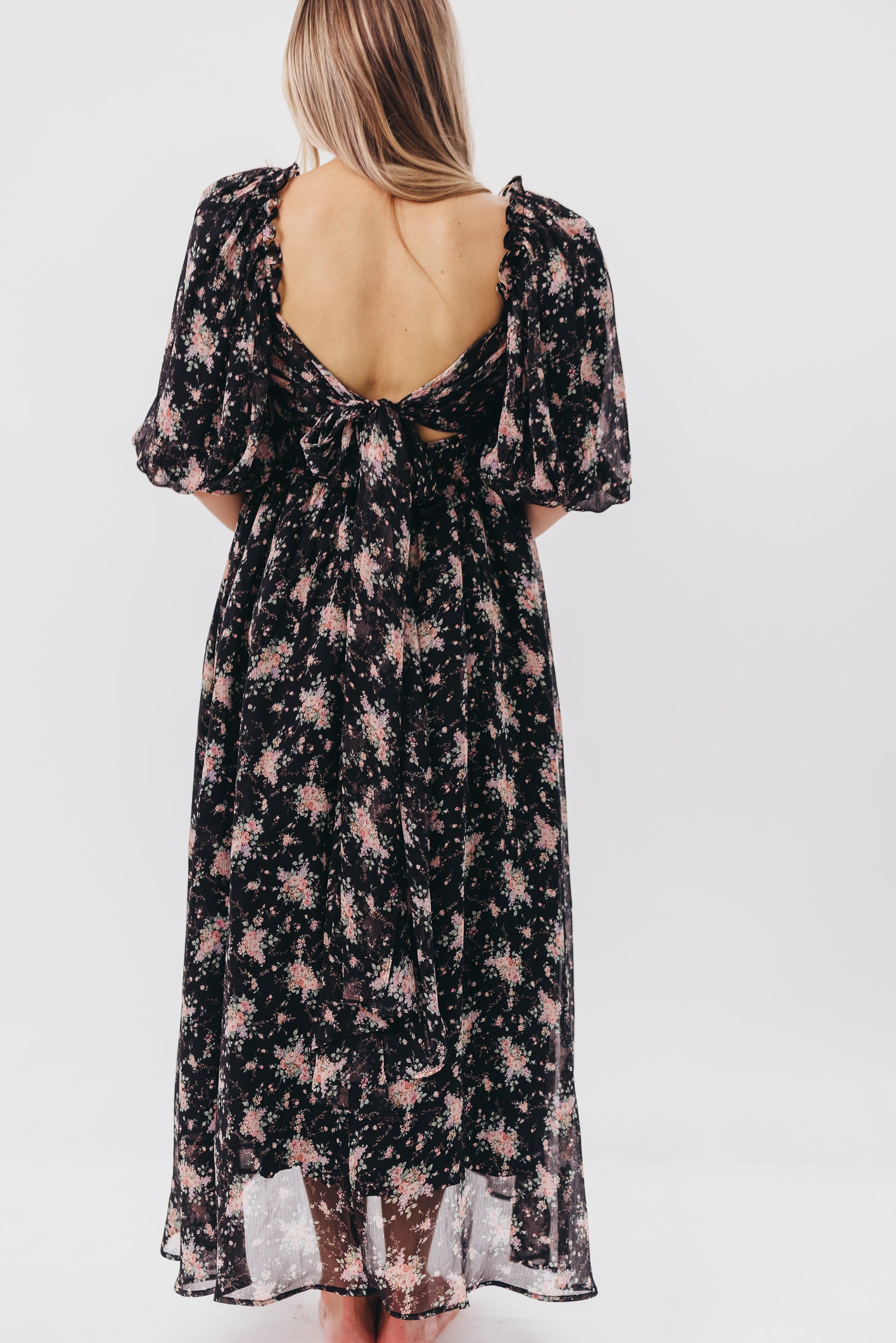 Melody Maxi Dress in Black - Bump Friendly Maternity & Inclusive Sizing (S-3XL) | Perfect for Pregnancy, Nursing, Weddings & Special Occasions
