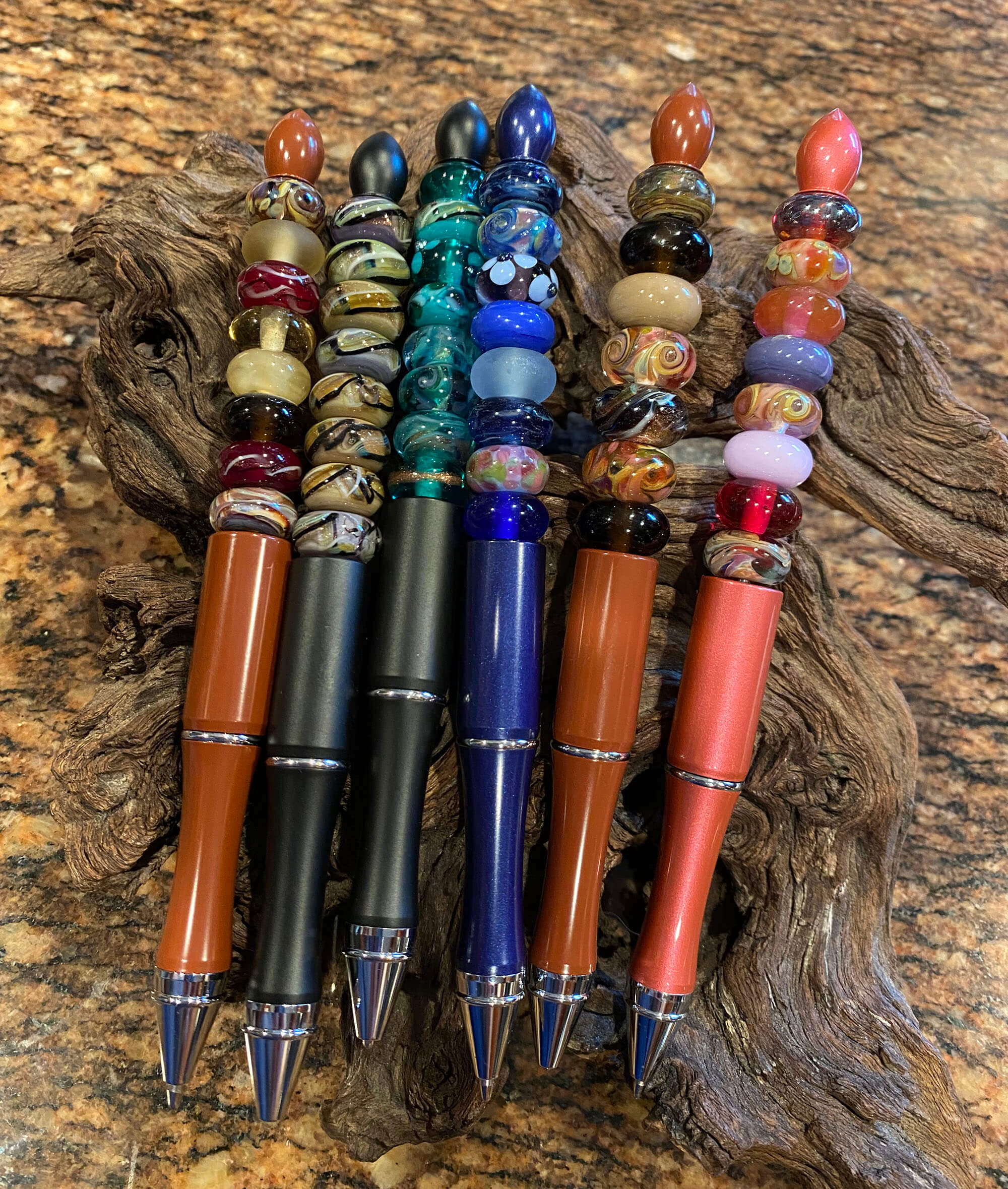 Premium Lampwork Glass Pens - Handcrafted Artisan Writing Instruments for Calligraphy & Lettering | Perfect for Artists, Writers & Gift Giving