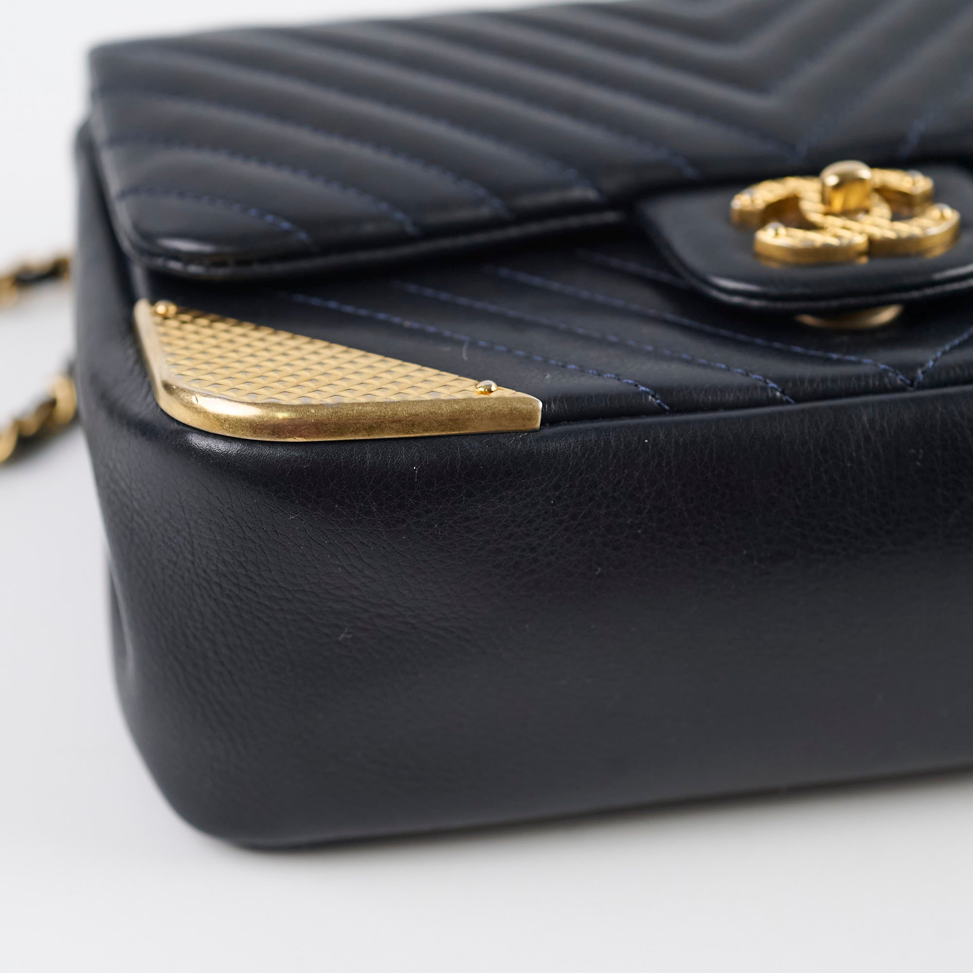 Chanel Rock The Corner Flap Bag - Luxury Quilted Leather Crossbody Purse for Women | Perfect for Evening Parties, Date Nights & Special Occasions