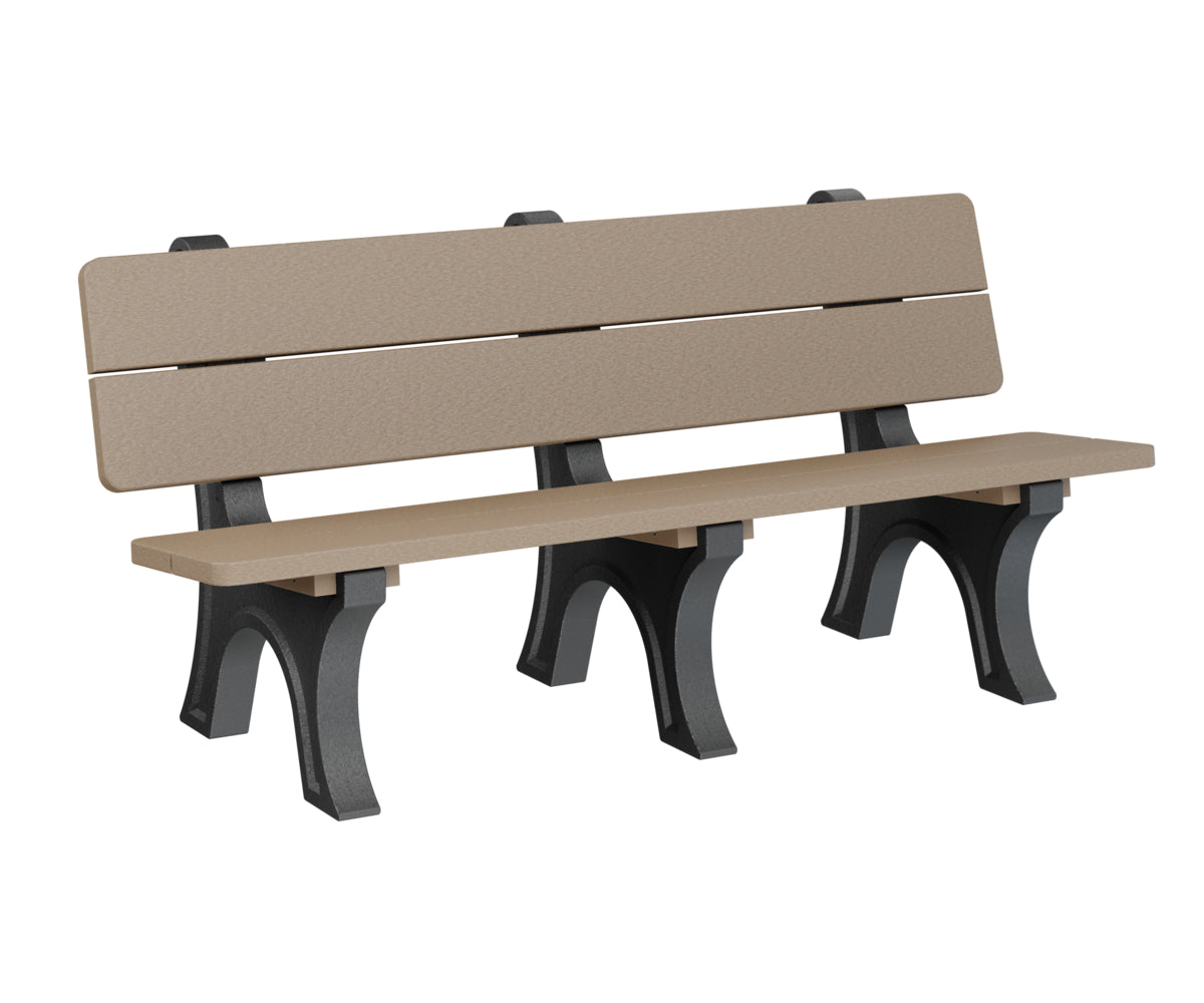 Berlin Gardens Park Bench - Durable Outdoor Wooden Bench for Garden, Patio & Backyard - Perfect for Relaxing, Picnics & Outdoor Gatherings