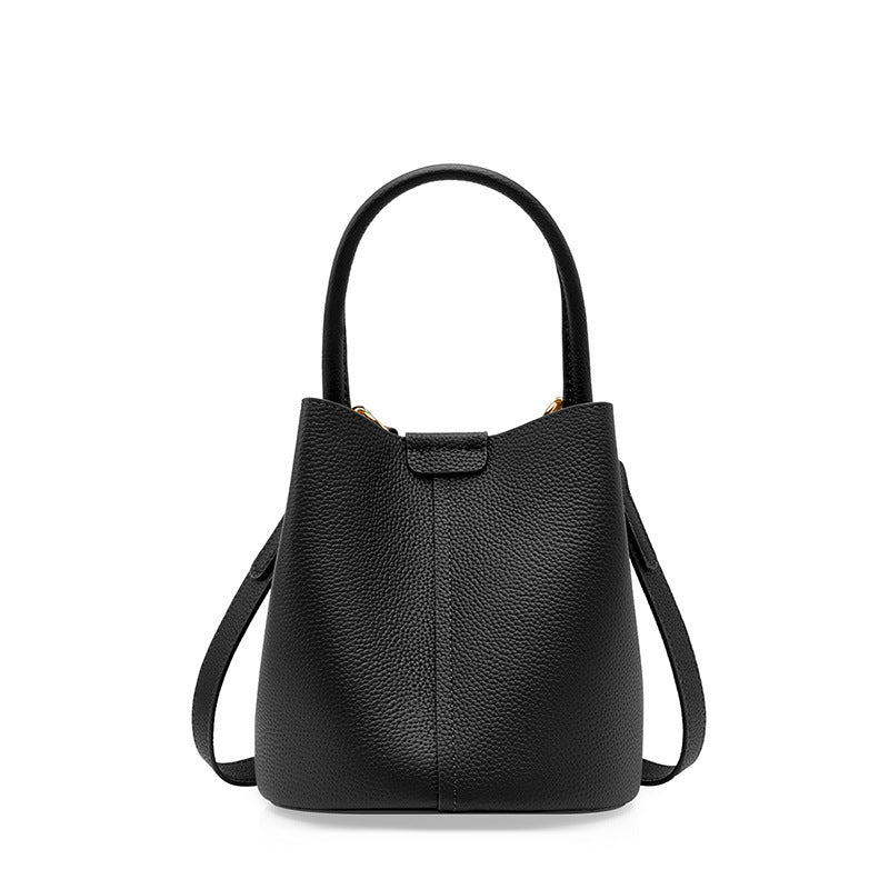 Genuine Leather Crossbody Bucket Bag for Women - Stylish Tote & Shoulder Handbag Purse - Perfect for Travel, Shopping & Everyday Use