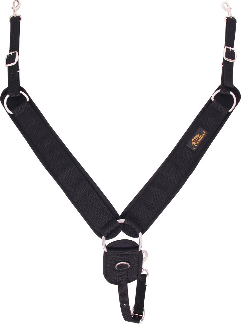Cavallino Air Tech Y Breastplate - Lightweight & Breathable Horse Riding Equipment for Equestrian Sports & Training