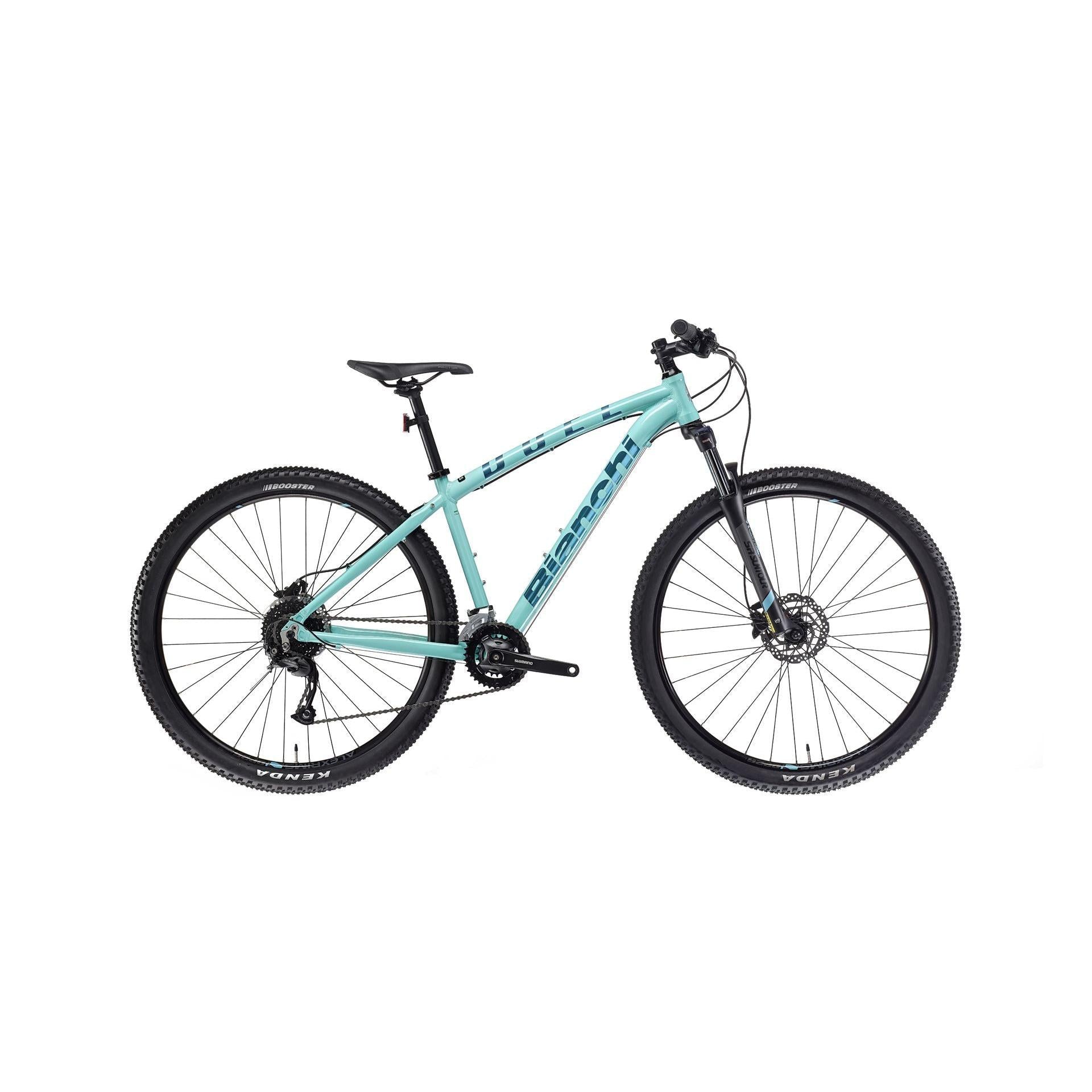 Bianchi 2022 DUEL 29 Mountain Bike - Lightweight Aluminum Frame, 21-Speed Shimano Gears for Trail Riding & Off-Road Adventures