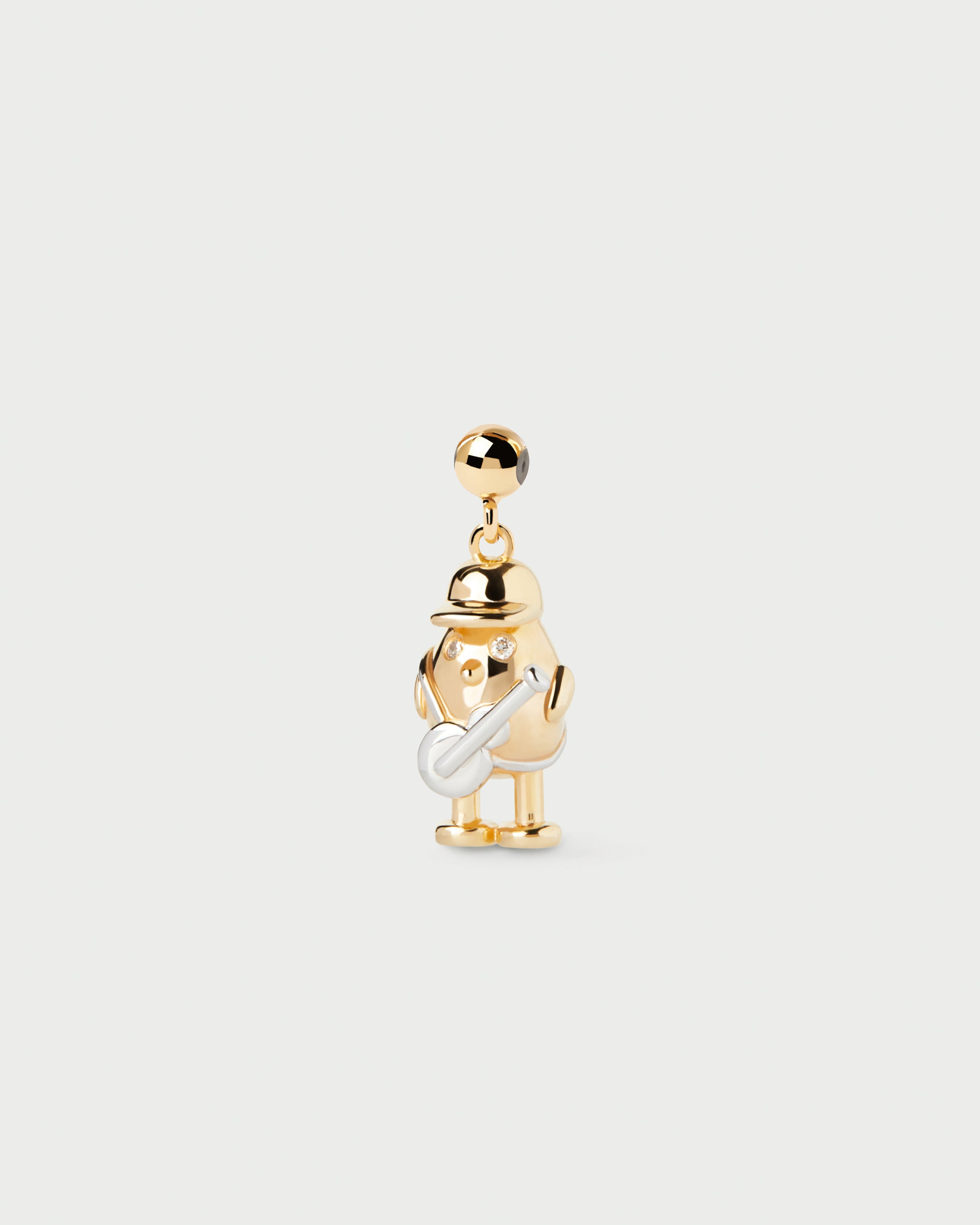 Guitar Player Charm - Elegant Music Jewelry for Guitarists & Musicians - Perfect for Gifts, Performances & Music Lovers