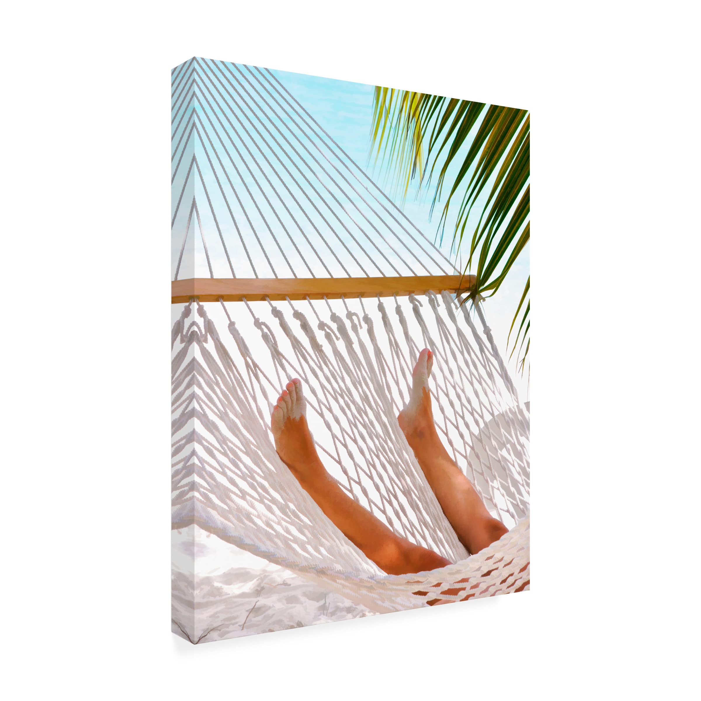 Trademark Fine Art 'Exhale' Canvas Wall Art by Jack Reed - Modern Abstract Painting for Living Room, Bedroom & Office Decor