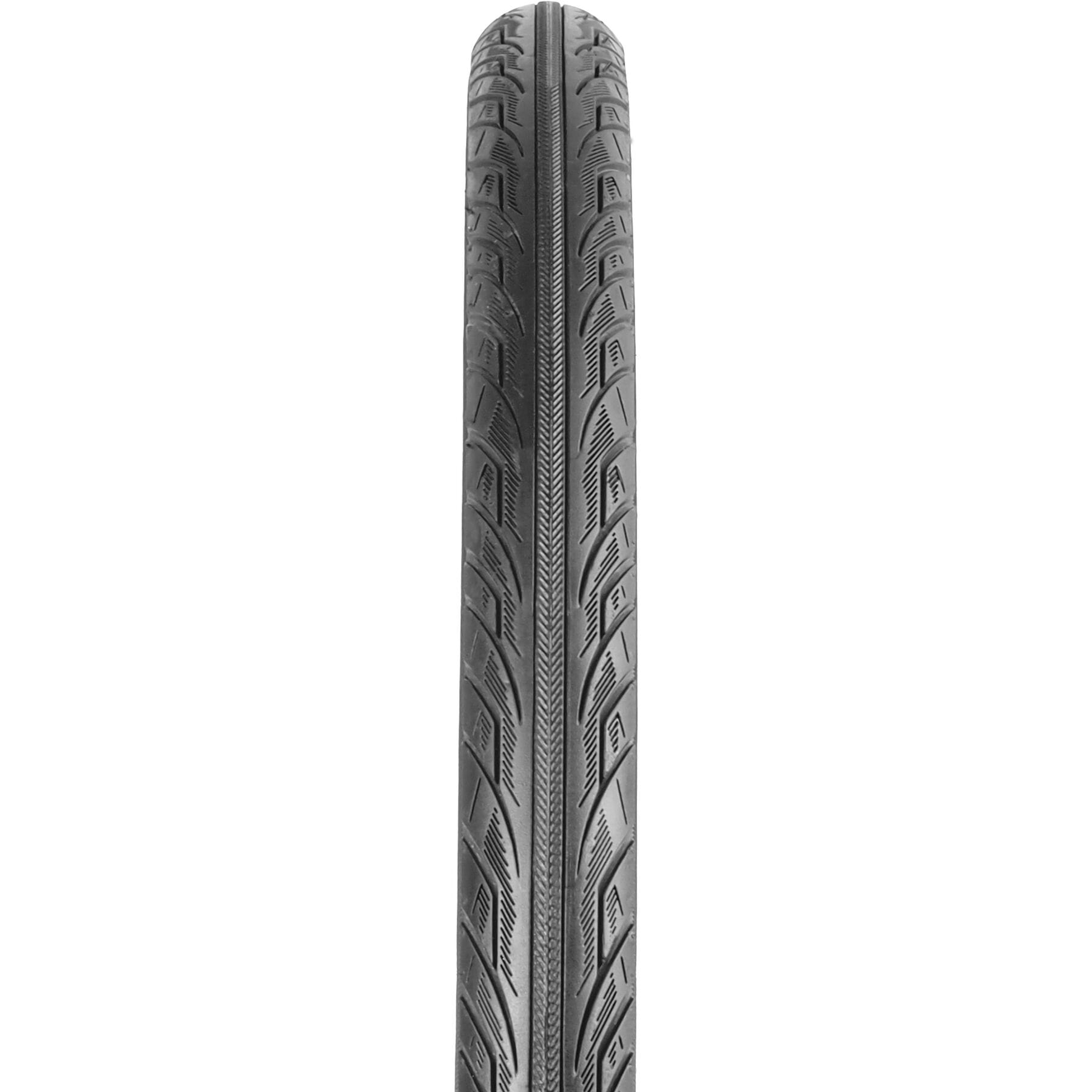 NUTRAK Zilent+ 700x35 Bike Tire with Puncture Belt & Reflective Stripes - Durable Bicycle Tires for Road Cycling, Commuting & Urban Riding