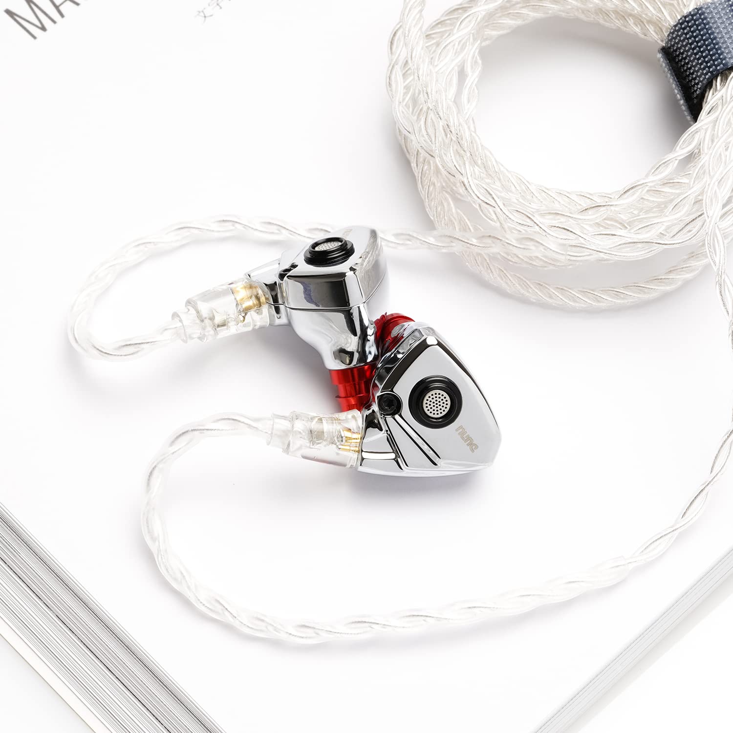 DUNU Titan S HiFi In-Ear Monitors with 11mm Dynamic Driver - Premium Sound Quality IEM Earphones (Silver) for Audiophiles, Music Lovers & Studio Monitoring