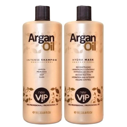 Premium Argan Oil Hair Treatment Kit - 2 x 1L Bottles for Deep Conditioning, Frizz Control & Shine Enhancement | Professional Salon-Quality Hair Care for Dry, Damaged & Curly Hair | Perfect for Home Use & Salon Treatments