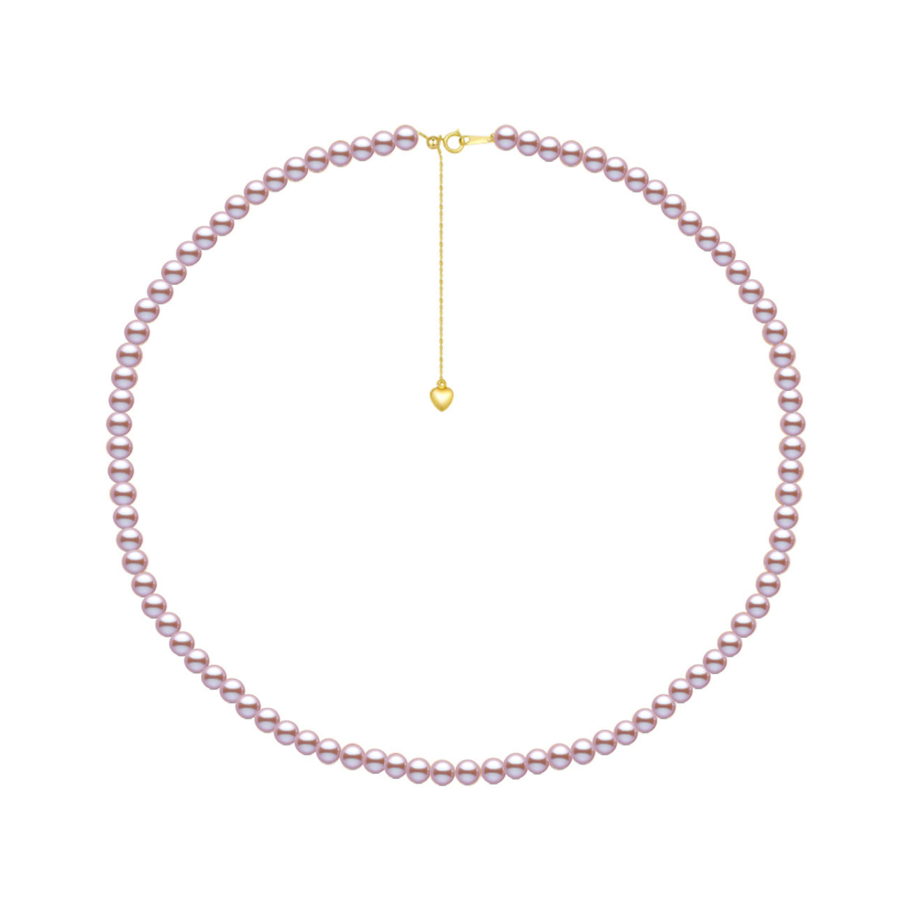 18K Solid Gold Freshwater Pearl Necklace for Women - Elegant Dainty Jewelry Gift for Birthday, Anniversary & Wedding - Perfect for Formal Events, Date Nights & Special Occasions