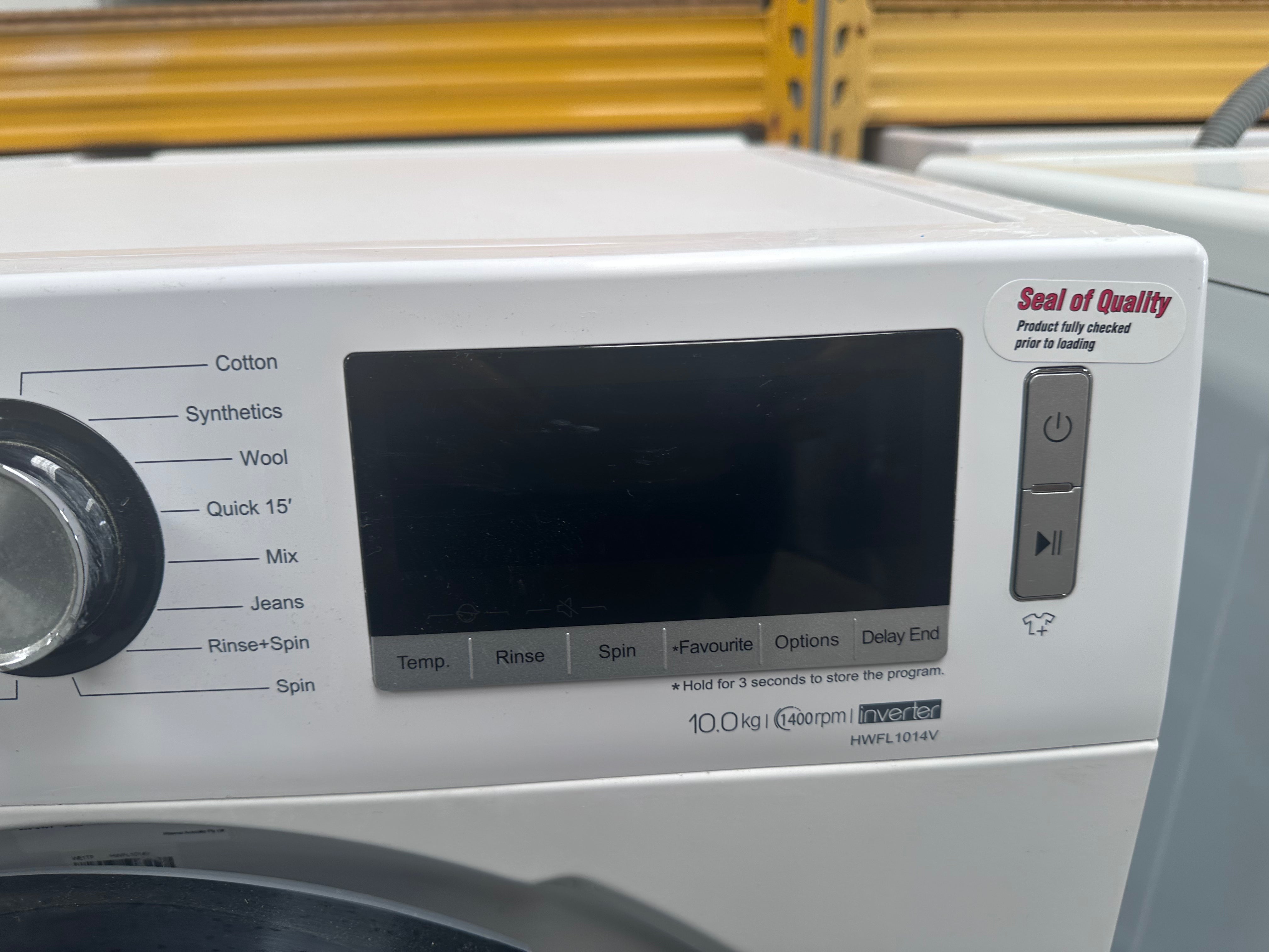 Hisense 10kg Front Load Washing Machine - Energy Efficient, Quiet Operation [Certified Refurbished] - Perfect for Apartments & Small Laundry Rooms
