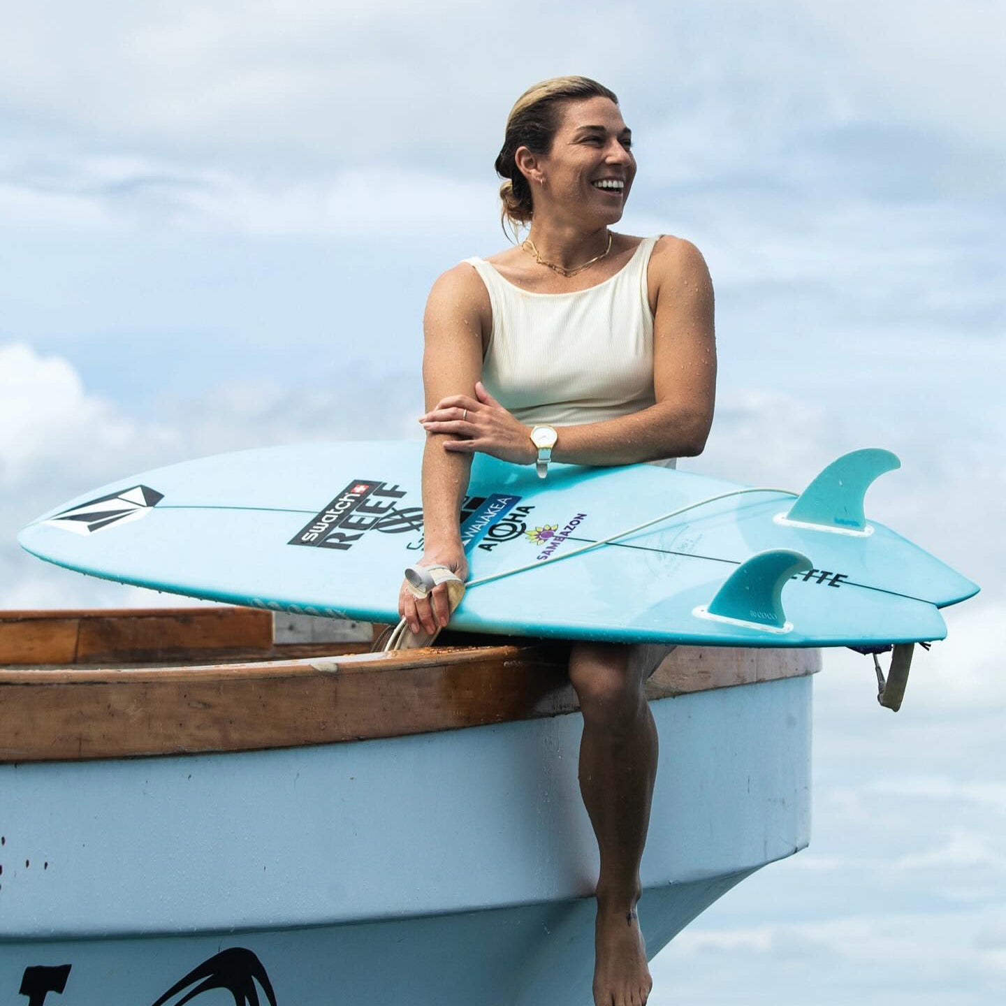 Futures TWIN +1 XO Coco Blue Surfboard Fins - High Performance for Shortboards & Fish Surfboards - Perfect for Waves and Beach Surfing