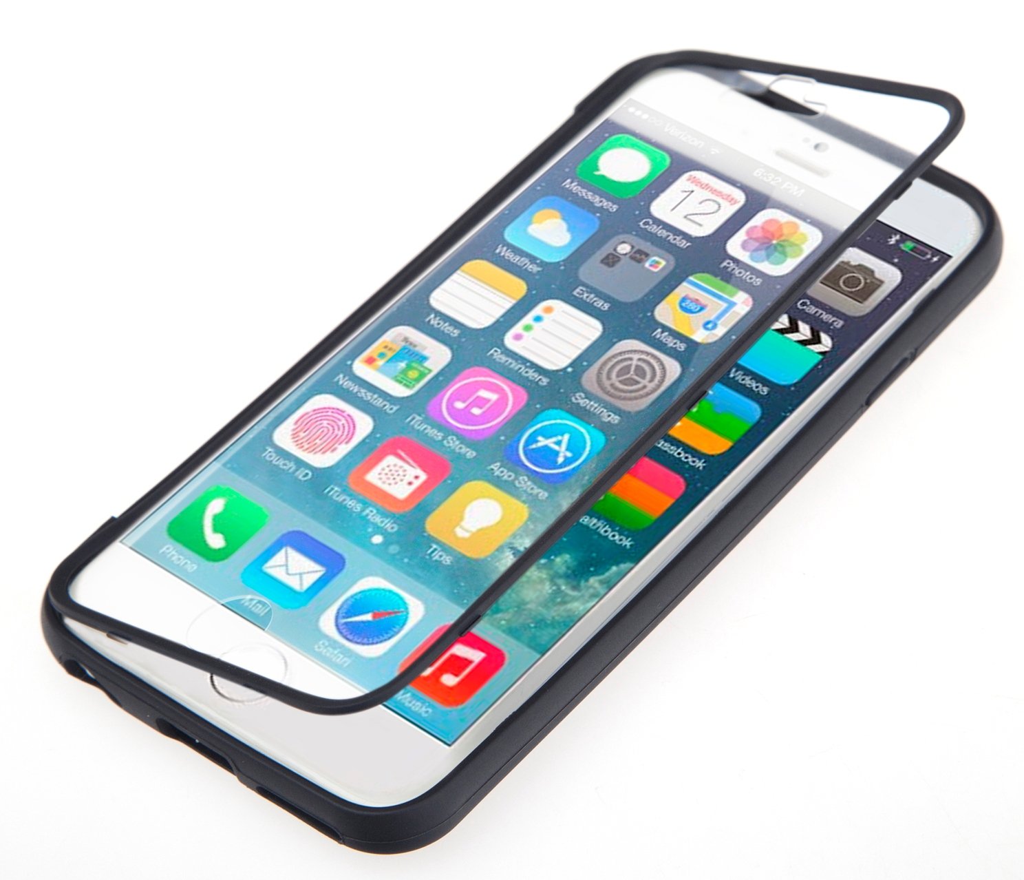 Premium Shockproof Full Body Case Cover for iPhone 6 Plus (5.5 inch) with Built-in Screen Protector - Durable Protection for Everyday Use, Travel & Outdoor Activities