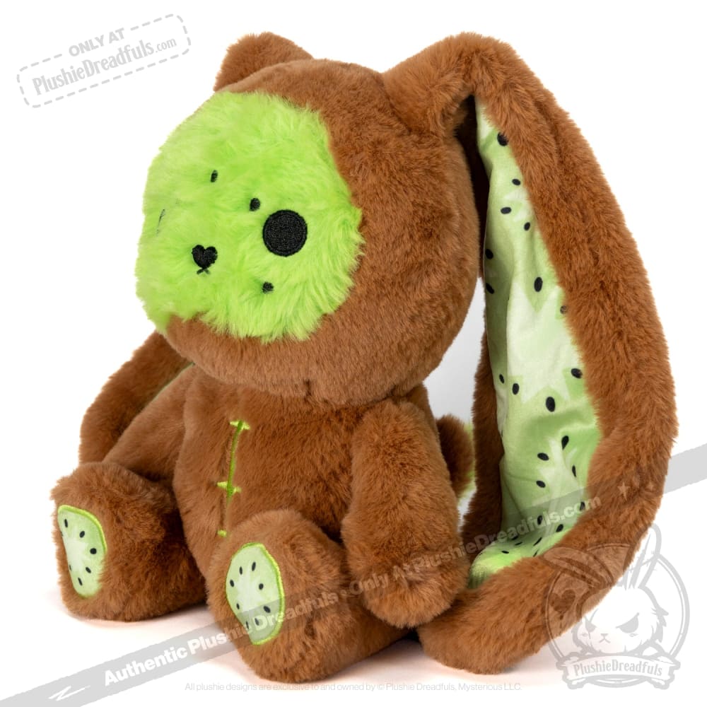 Plushie Dreadfuls Kiwi Rabbit Stuffed Animal Toy - Soft Cute Bunny Plush for Kids, Gift & Home Decor