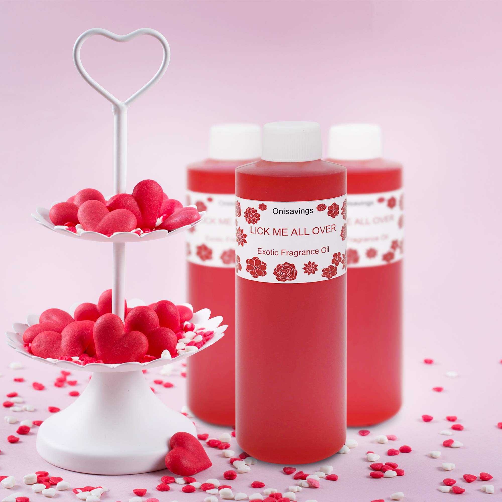 Lick Me All Over Fragrance Oil - 10oz Premium Essential Oil for Body, Candles, Soaps & Lotions | Long-Lasting Scent for DIY Crafts, Aromatherapy & Personal Care