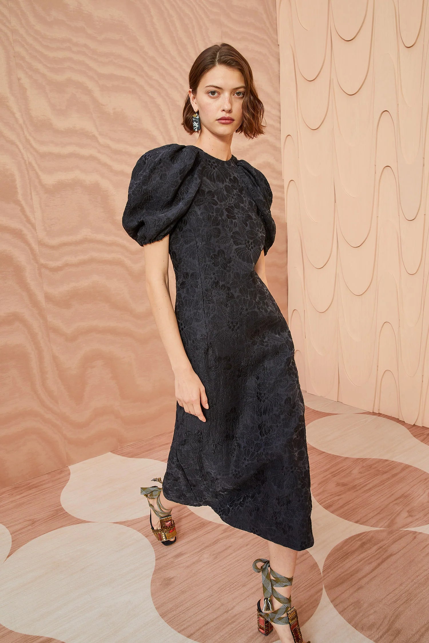 Amandine Dress Noir - Elegant Black Dress for Women | Perfect for Evening Parties, Date Nights & Special Occasions