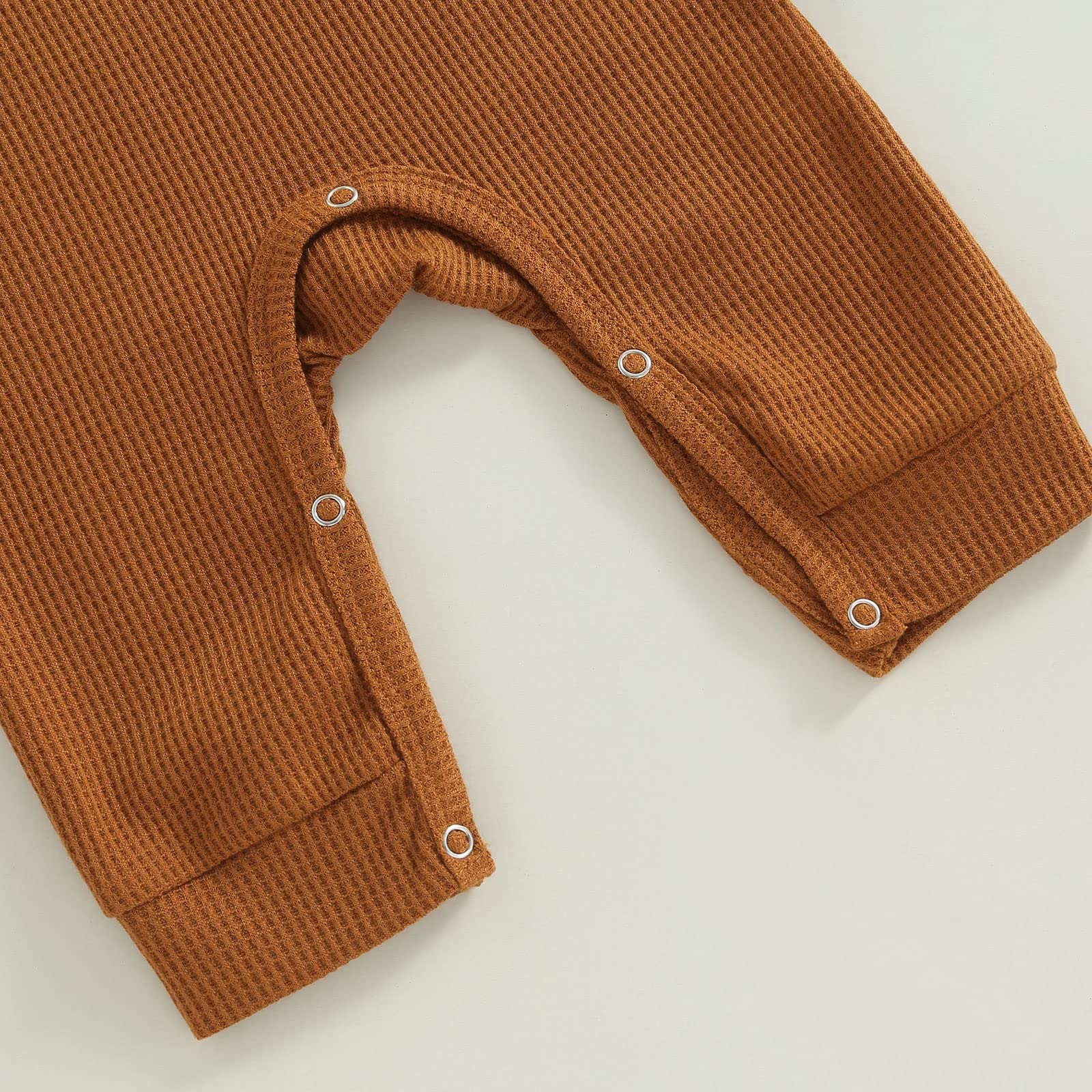 Emmababy Baby Girl & Boy Sleeveless Jumpsuit - Waffle Knit Sweater Romper with Suspenders - Ribbed Knit Bodysuit for Infants | Perfect for Playdates, Photo Shoots & Everyday Comfort