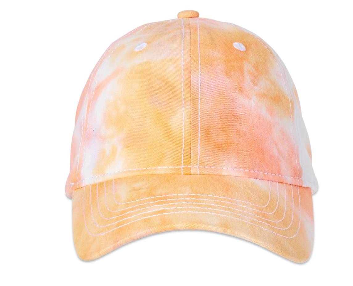 Time and Tru Tie Dye Baseball Cap - Stylish Summer Hat for Women & Men | UV Protection Adjustable Outdoor Sports Hat for Beach, Hiking, Running, and Casual Wear