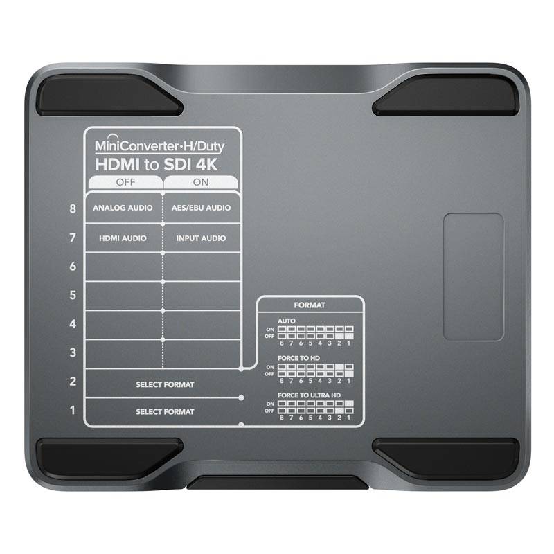 Blackmagic Design Mini Converter Heavy Duty HDMI to SDI 4K - Professional Video Converter for Live Streaming, Broadcast & Studio Production