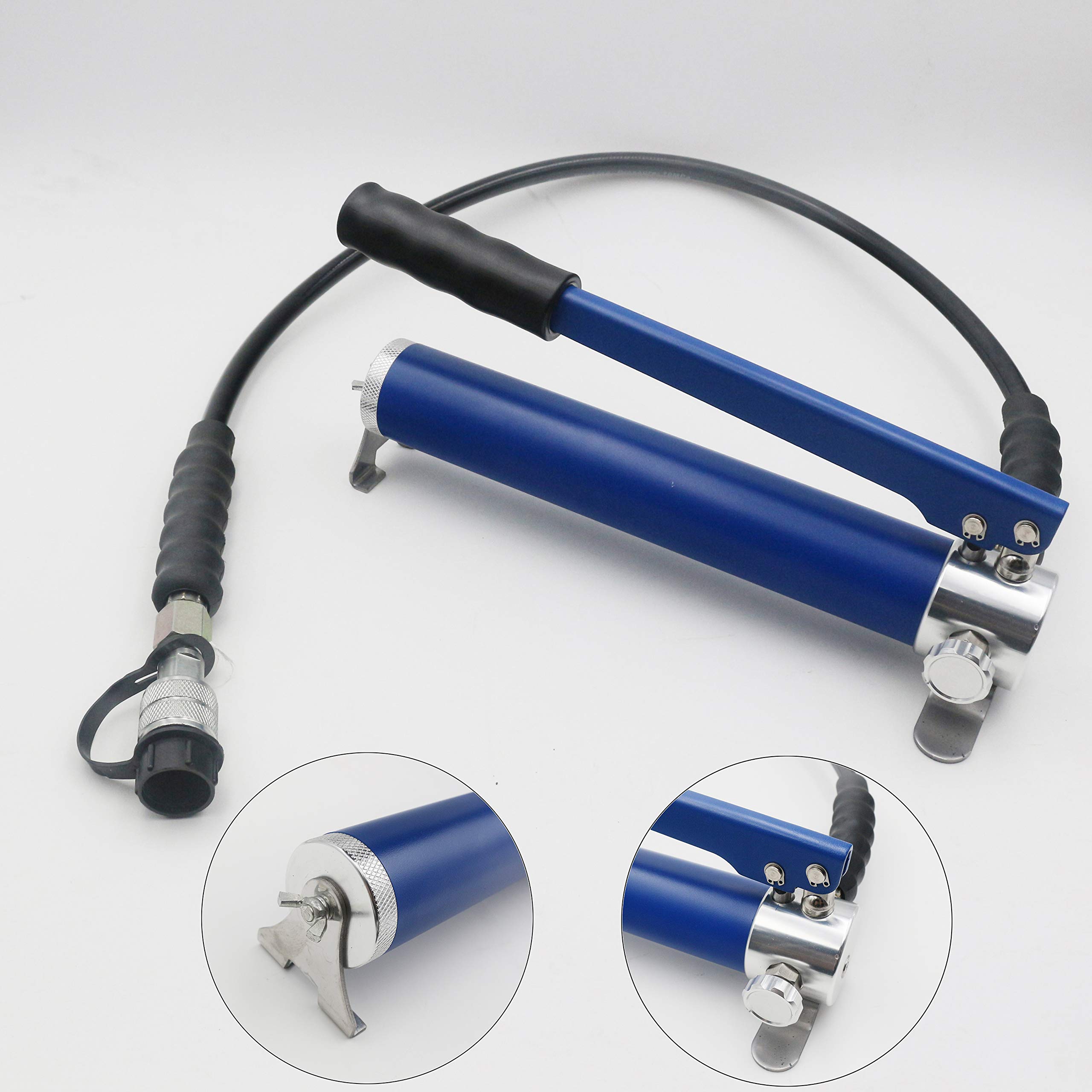 Professional Manual Hydraulic A/C Hose Crimper Tool - Automotive Air Conditioning Hose Crimping Kit for BH & Beadlock A/C Fittings (Model IG-7842P) | Perfect for HVAC Repair, Auto AC System Maintenance & Refrigerant Line Installation