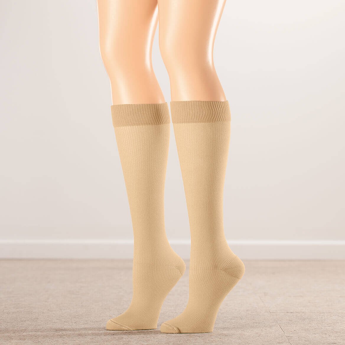 Silver StepsTM 8-15 mmHg Compression Socks for Women & Men - X-Large Tan - Improve Circulation, Reduce Swelling & Fatigue - Perfect for Travel, Running, Nursing & Everyday Comfort