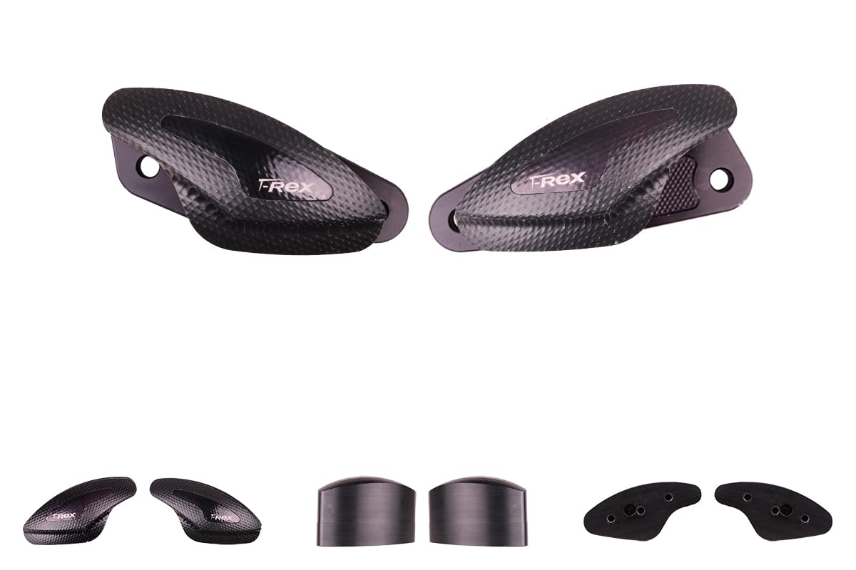 T-Rex Racing No Cut Frame Sliders for Suzuki GSX-S1000, GSX-S1000GT, GSX-S1000GX+, Katana - Black | Motorcycle Crash Protection | Perfect for Street Riding & Track Days