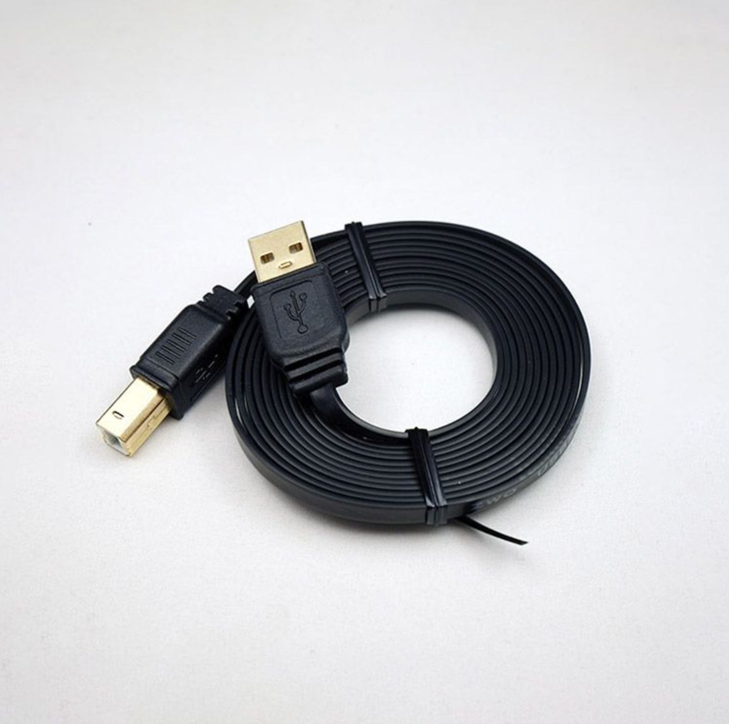 ZWO USB 2.0 Type A Male to Type B Male Cable 2m/6.6ft High-Speed Data Transfer Cable for Printers, Scanners, and Audio Interfaces - Perfect for Home Office and Studio Setup