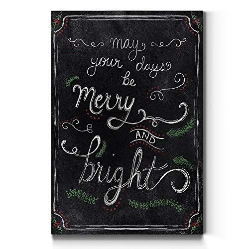 Merry and Bright (Chalkboard Look)