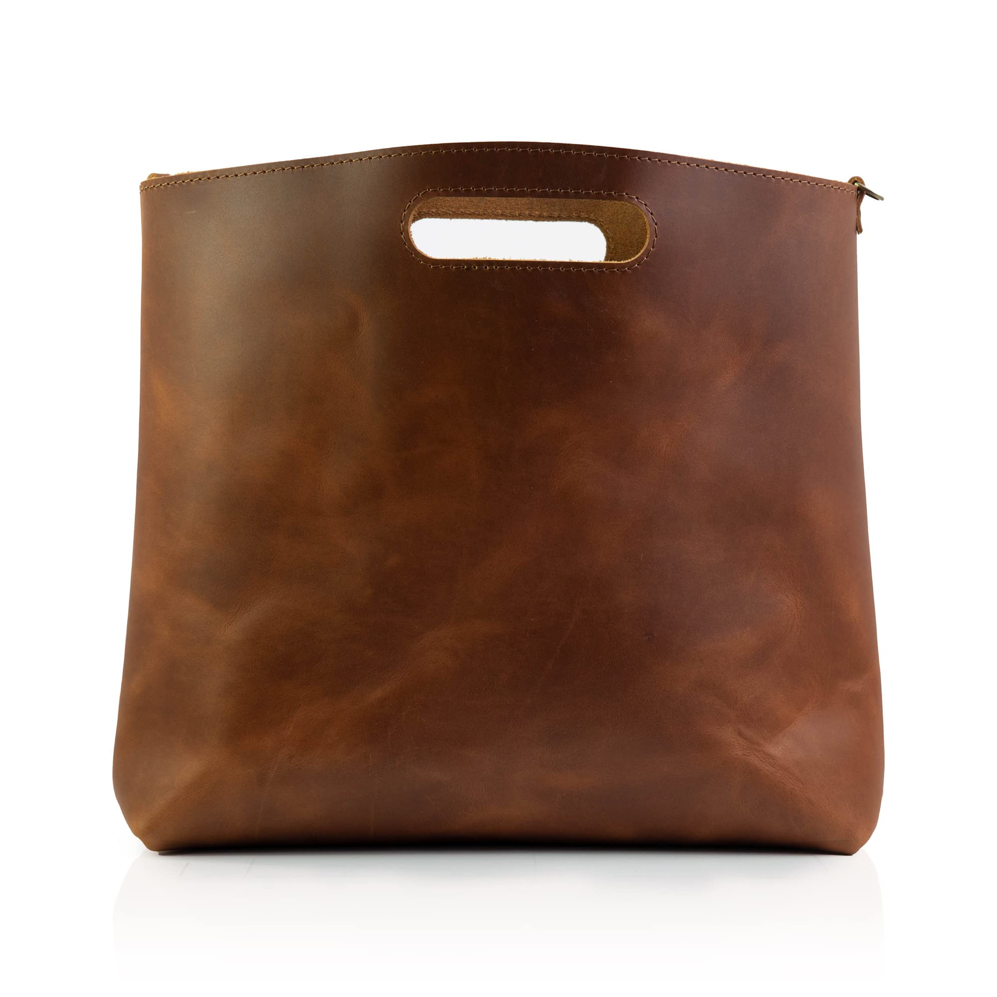 Premium Genuine Leather Tote Bag for Women - Stylish & Durable Leather Handbag & Purse - Made in USA - Perfect for Work, Travel & Everyday Use