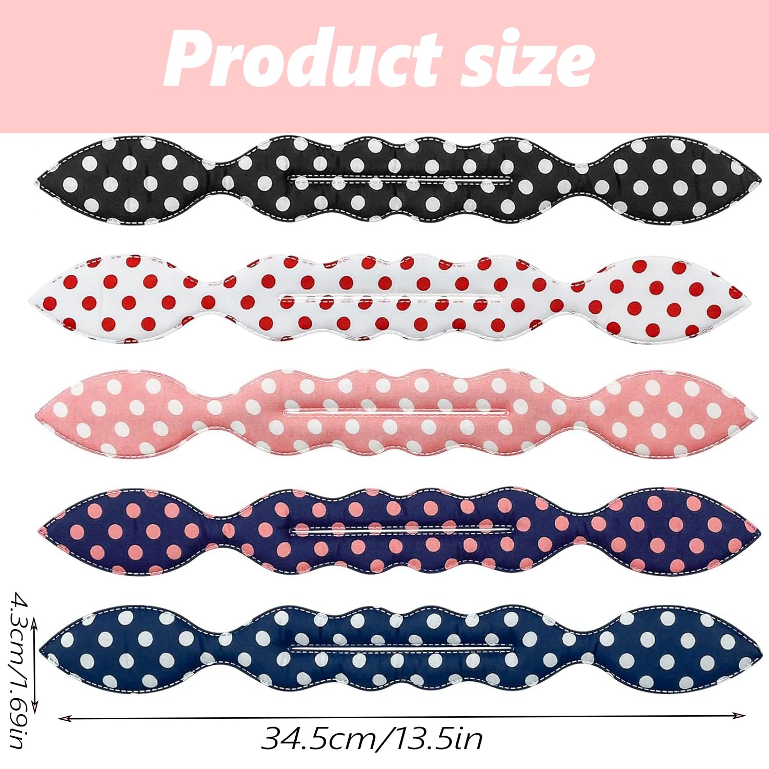 Deft Hair Accessories Set for Women & Girls | French Twist Bun Maker, Rabbit Ear Twister & Polka Dot Braiding Tool | Quick Hairstyling for Parties, Weddings & Everyday Looks