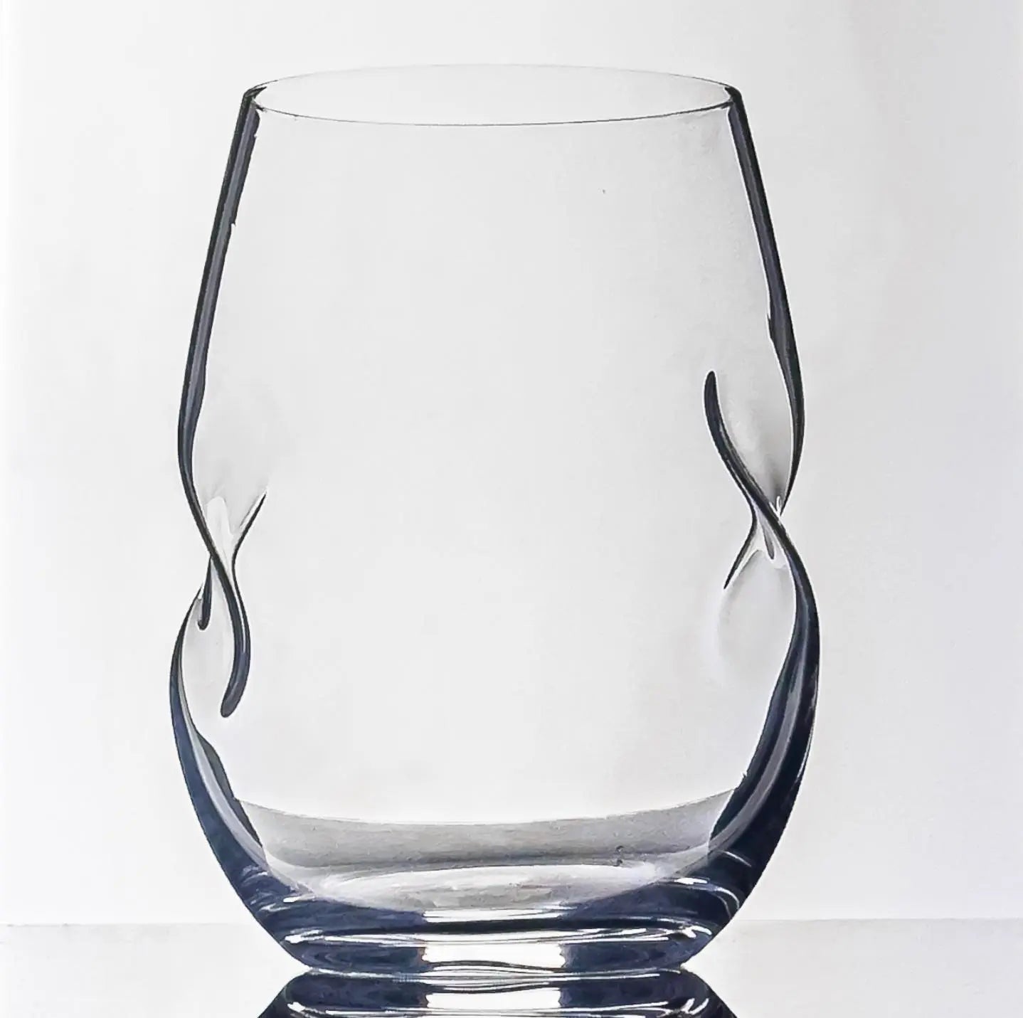 Premium 430ml Borosilicate Glass Whiskey Tumbler with Elegant Twist Design - Perfect for Scotch, Bourbon, Cocktails & Home Bar Decor