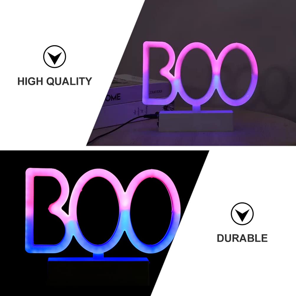 Uonlytech Halloween Neon Sign - LED Night Light for Bedside, Table, or Festival Decor - Perfect for Halloween Parties, Room Lighting & Home Decoration