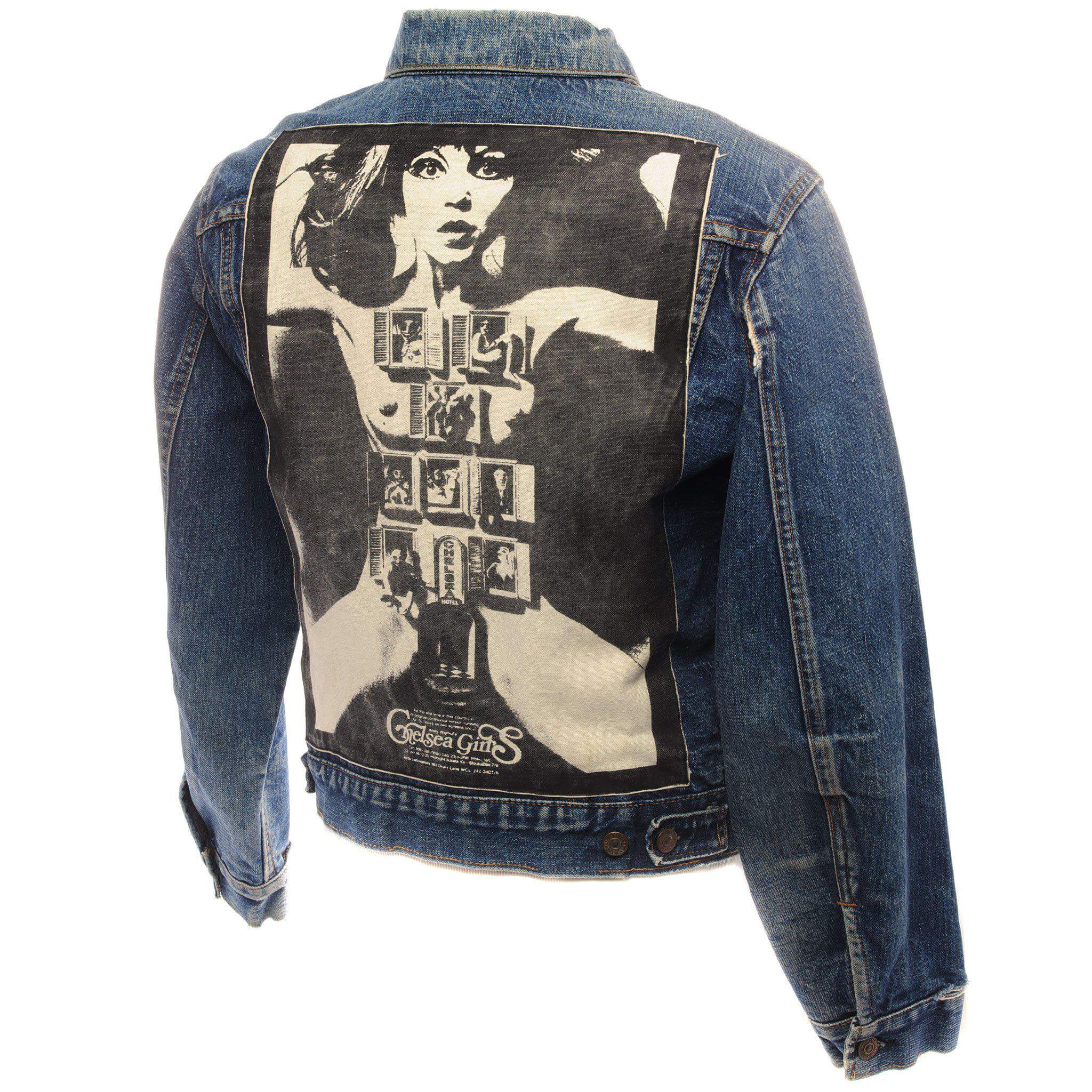 Vintage Big E Levi's Jacket - Single Stitch Andy Warhol Movie Patch - Size 42 - Made in USA - Perfect for Vintage Collectors & Fashion Enthusiasts