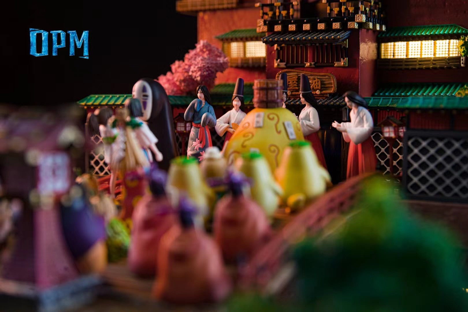 OPM Studio Spirited Away Bathhouse 2.0 Replica | Studio Ghibli Inspired Japanese Anime Decor | Perfect for Anime Fans & Home Decoration