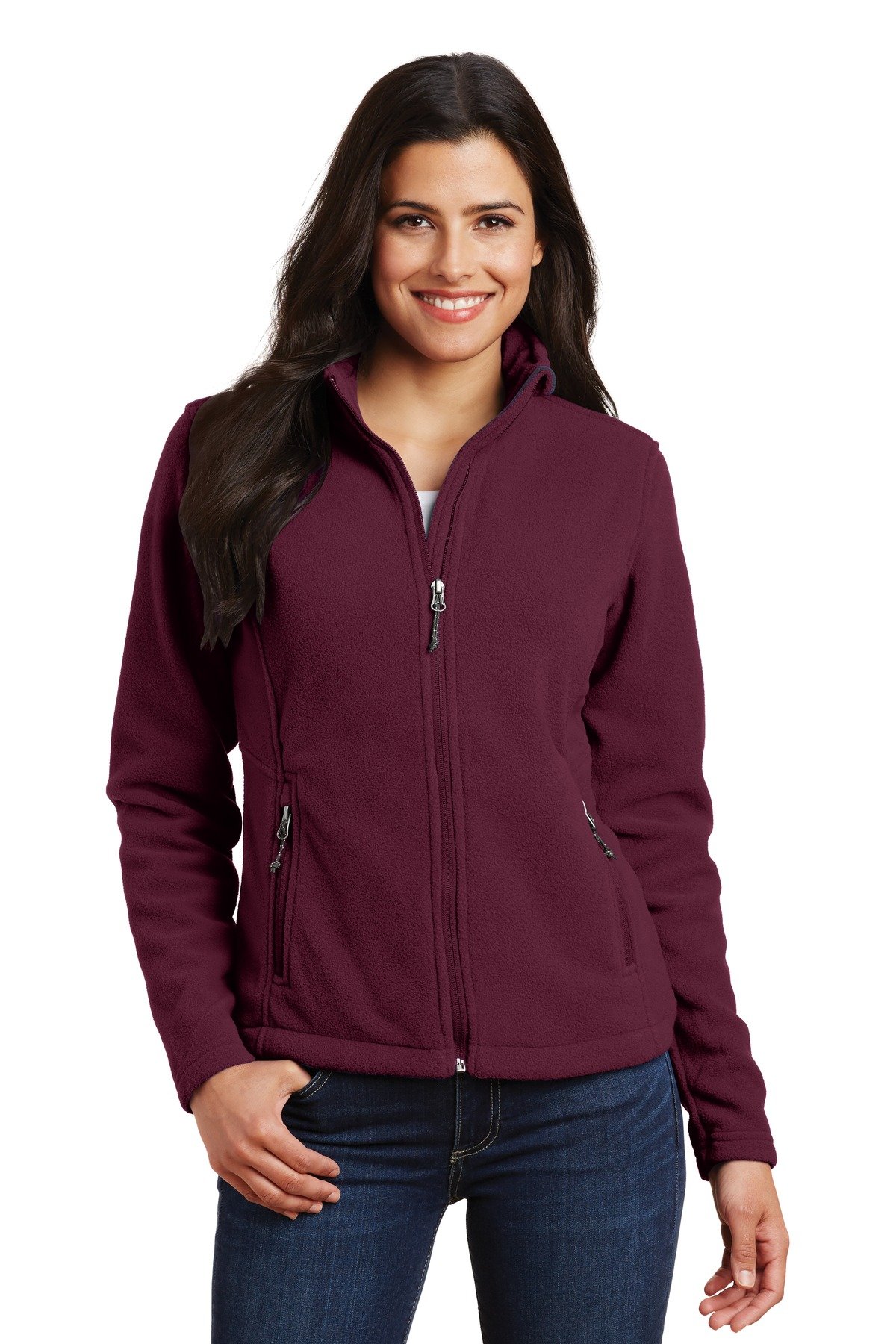 Port Authority Women's Value Fleece Jacket - Soft & Warm Winter Outerwear for Work, Casual & Outdoor Activities