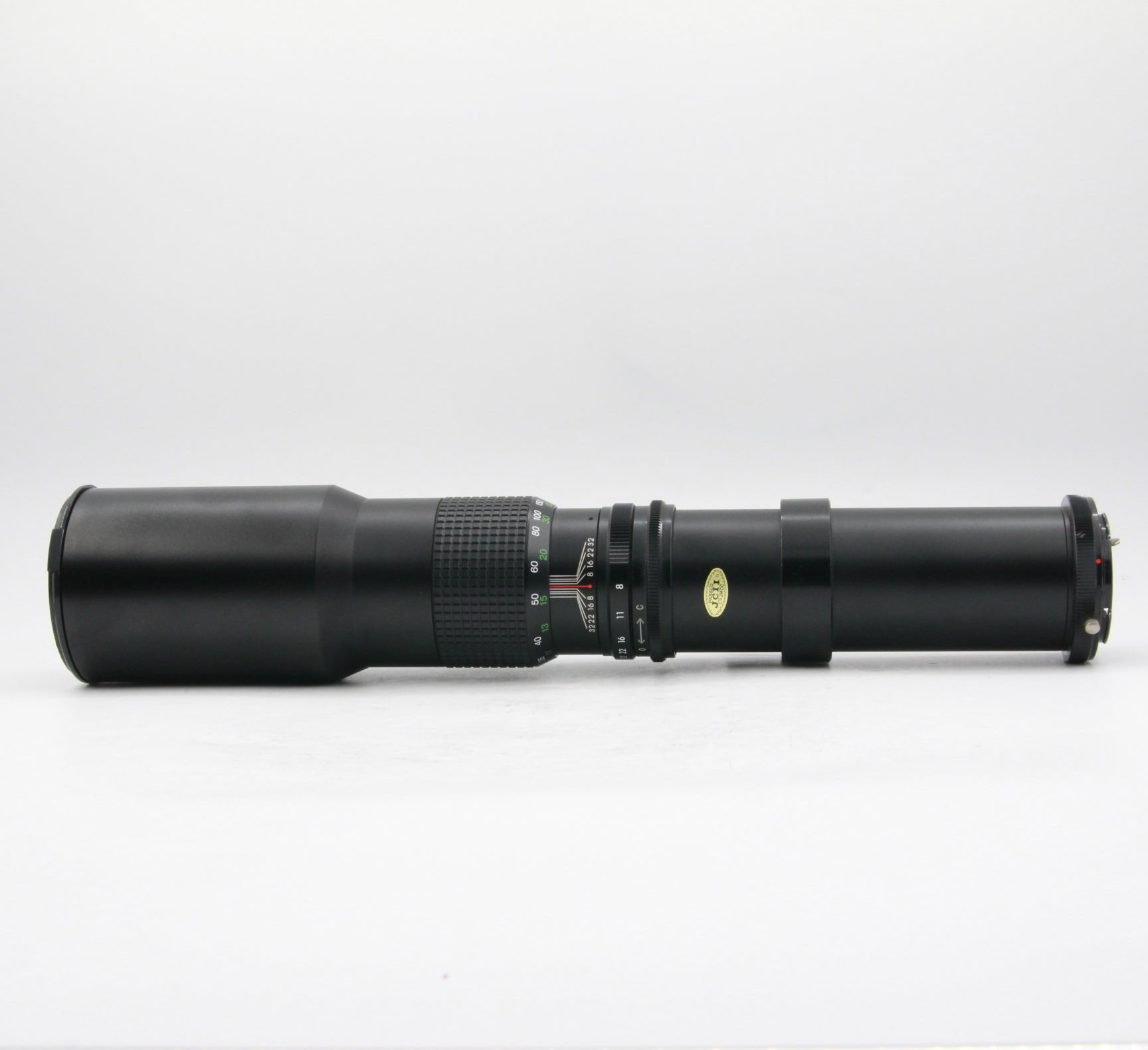 Vintage Rokunar Tou Five Star 1:8 500mm F8 Telephoto Lens with Caps & Case - Perfect for Wildlife Photography, Sports Events & Long-Distance Shooting