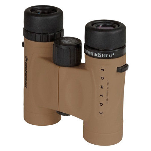 Celestron COSMOS Tree of Life 8x25 Compact Binoculars for Bird Watching, Hiking & Travel - Lightweight & Durable Outdoor Optics (Model 71304)