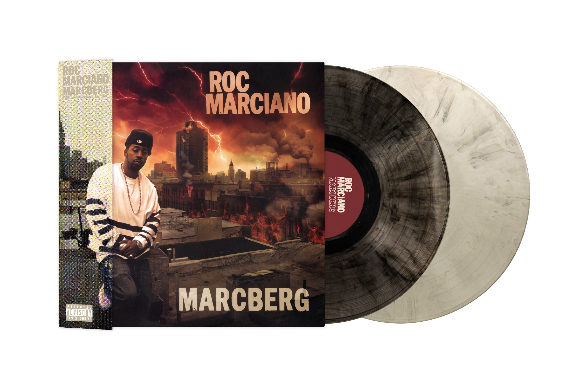 Marcberg 15th Anniversary Edition - Limited Colored 2xLP Vinyl with OBI Strip - Perfect for Hip-Hop Collectors & Music Enthusiasts